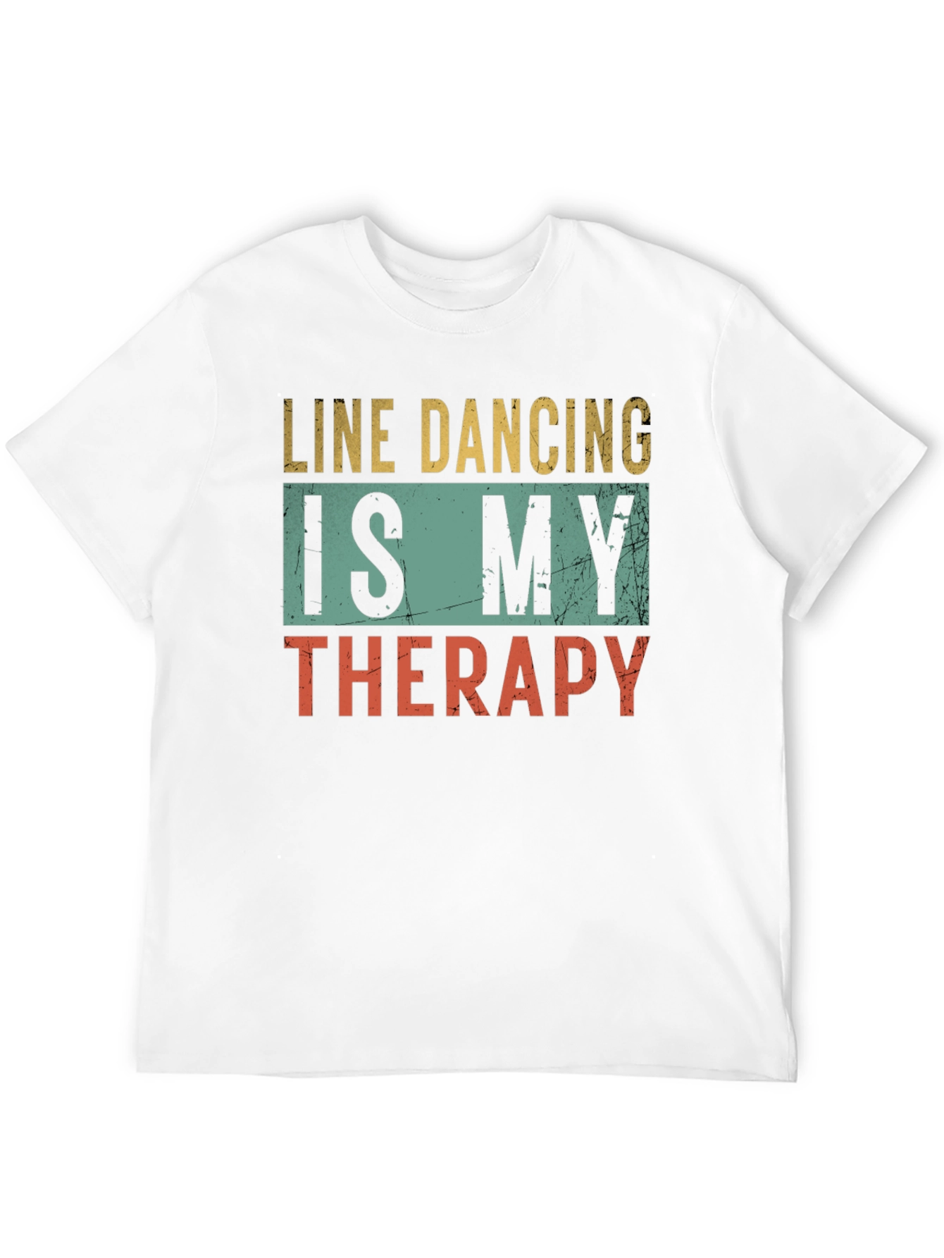 Black Line Dancing Therapy T-Shirt - Unique Design view 12