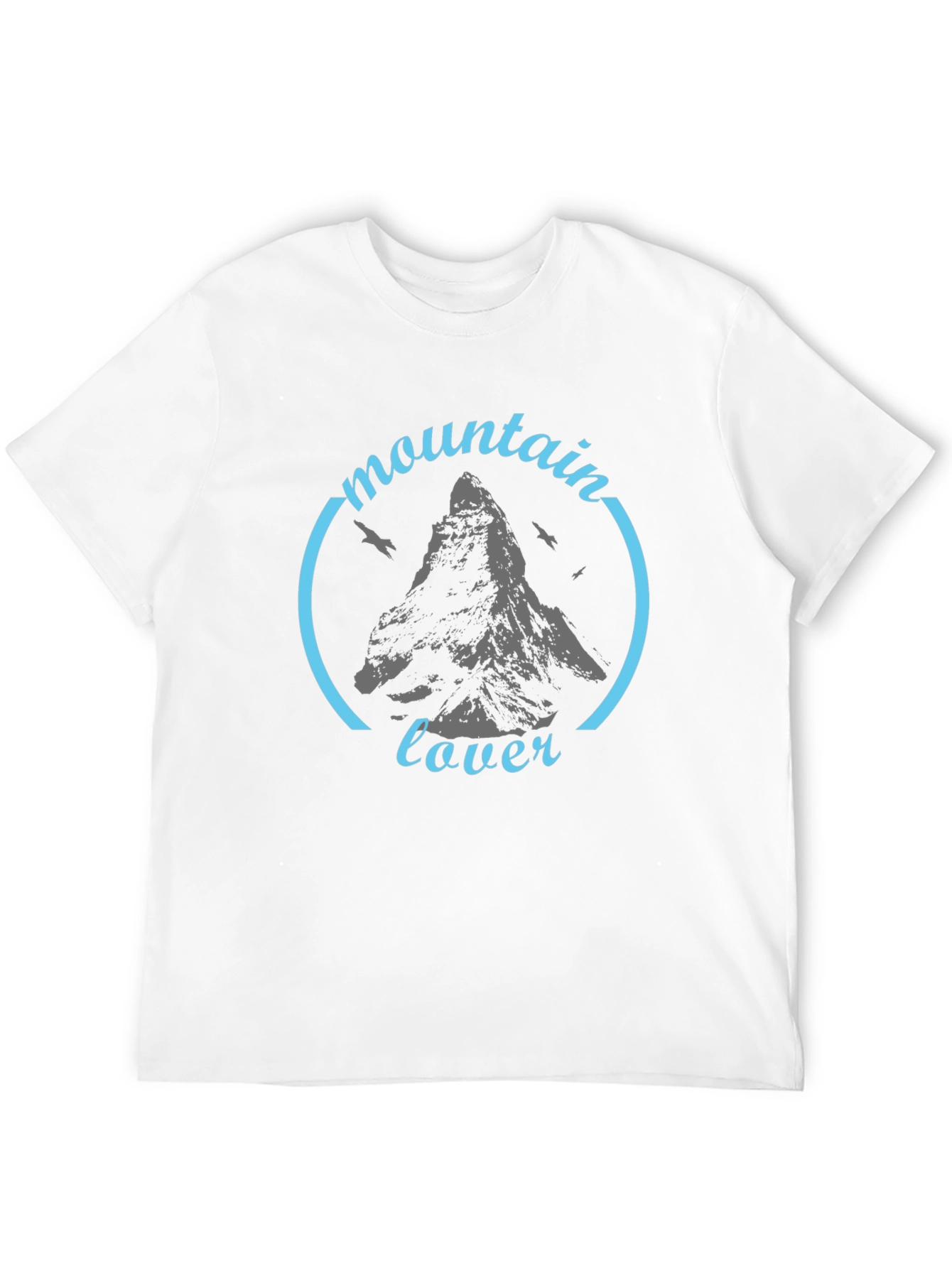 Black Mountain Lover Black Graphic T-Shirt view 12