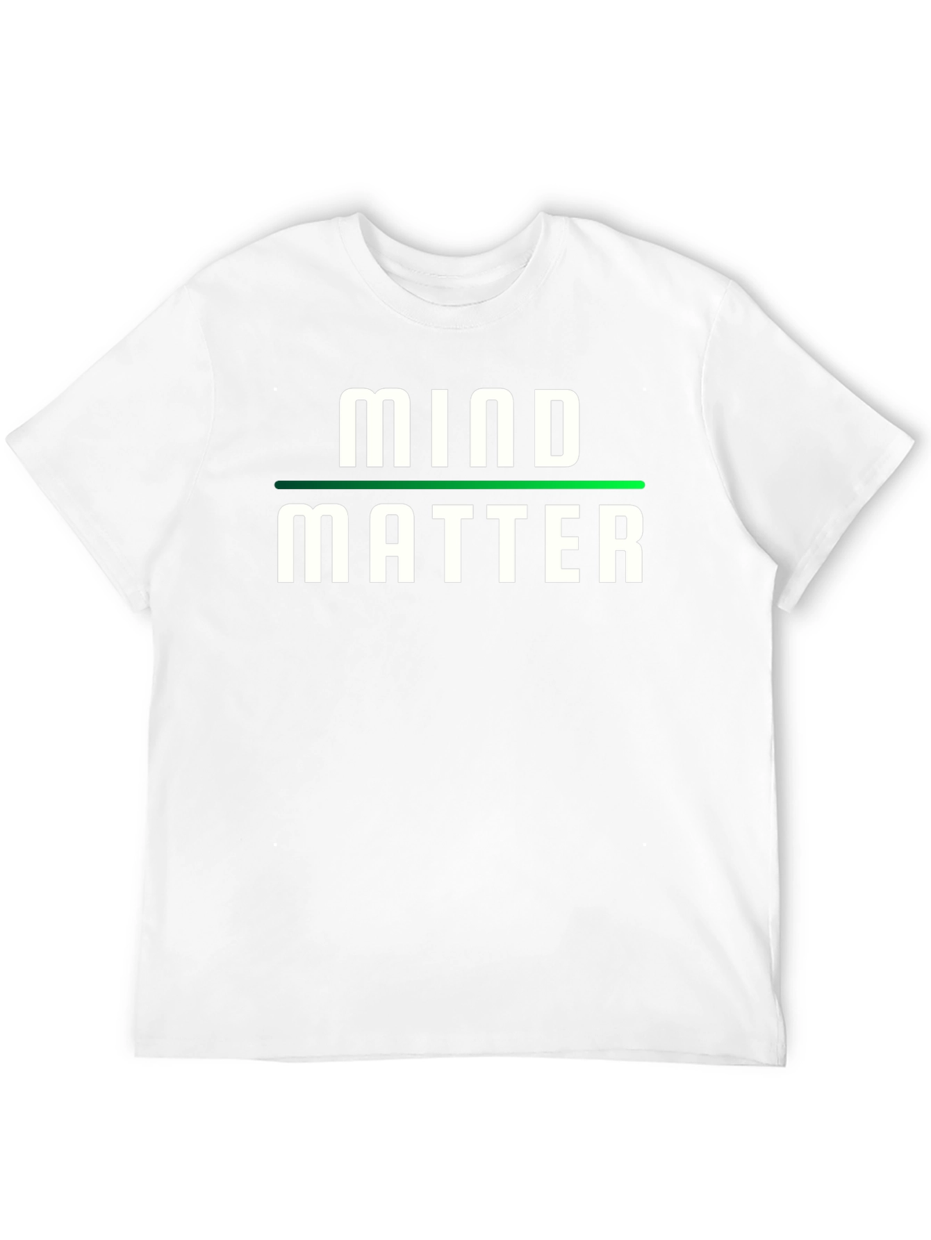 Black Mind Over Matter T-Shirt - Stylish Graphic Tee view 12