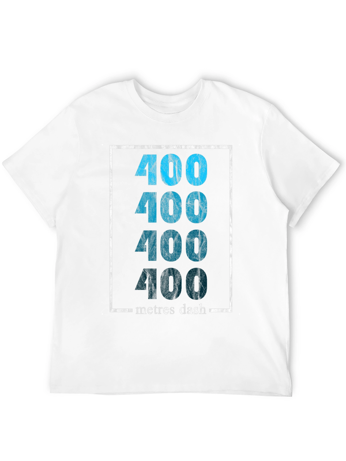 Black 400 Metres Dash Graphic T-Shirt view 12