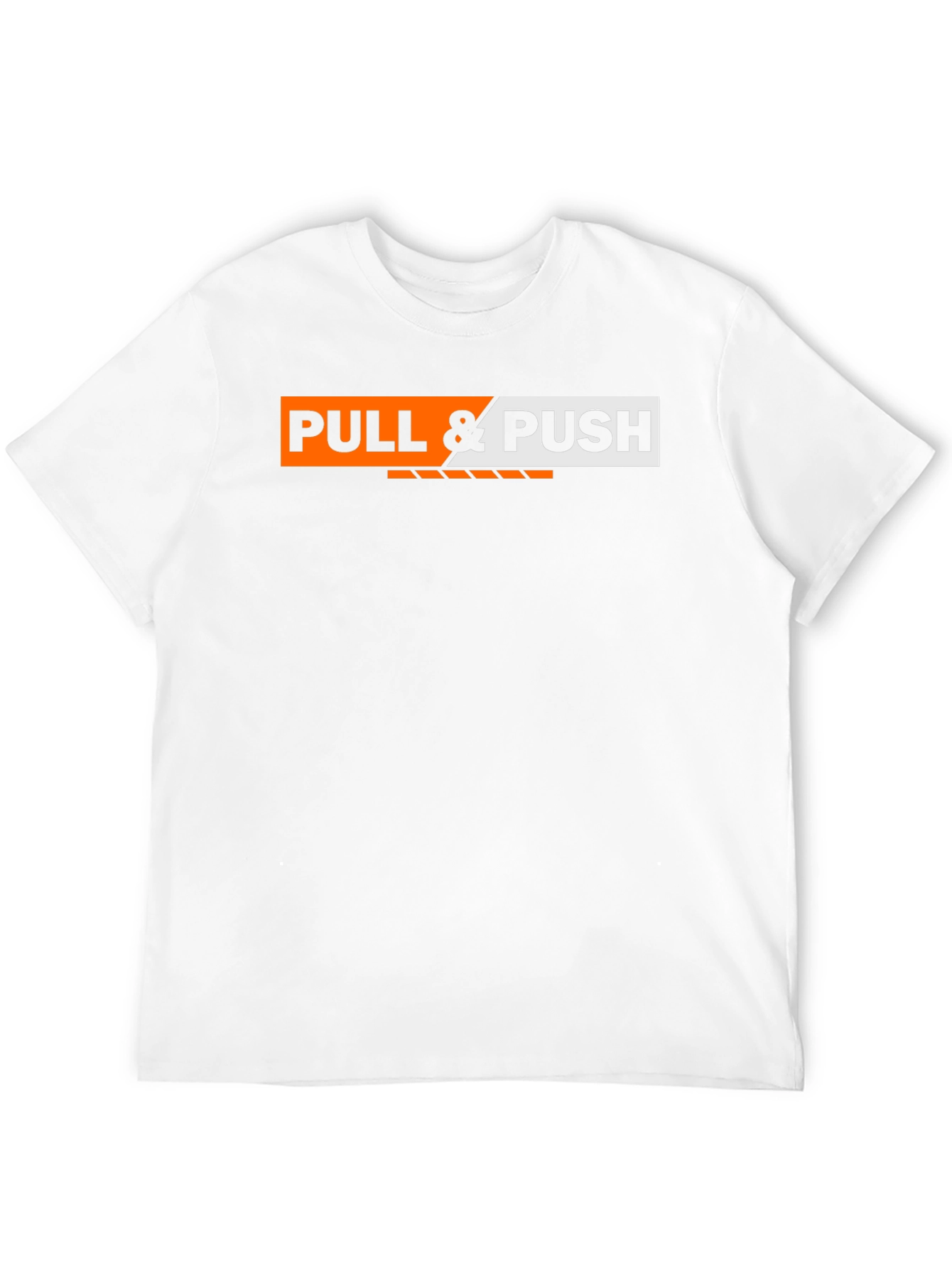 Black Pull & Push Graphic Tee - Black Cotton T-Shirt view 12