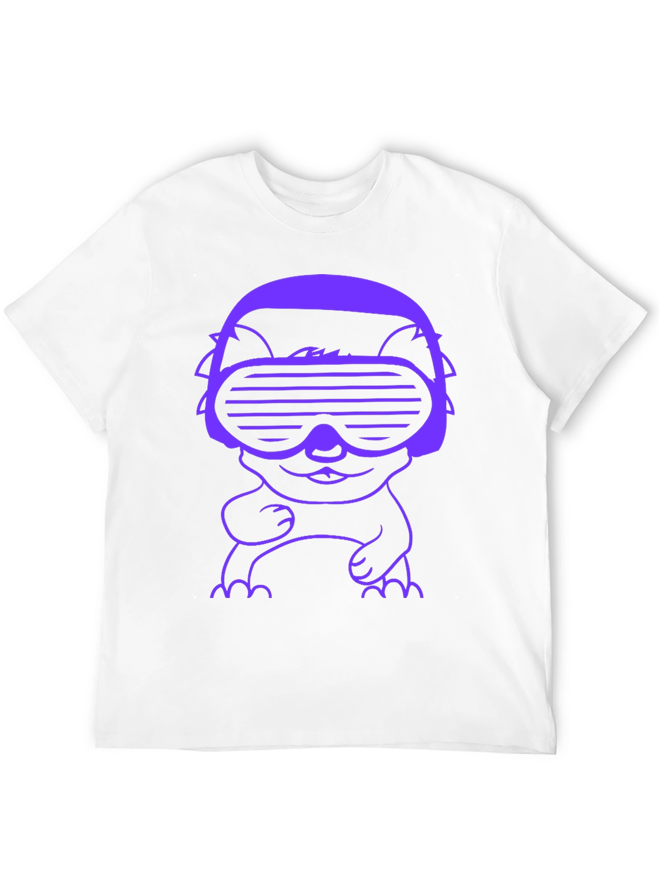 Black Cyberpunk Cat T-Shirt - Retro Gamer Style view 12