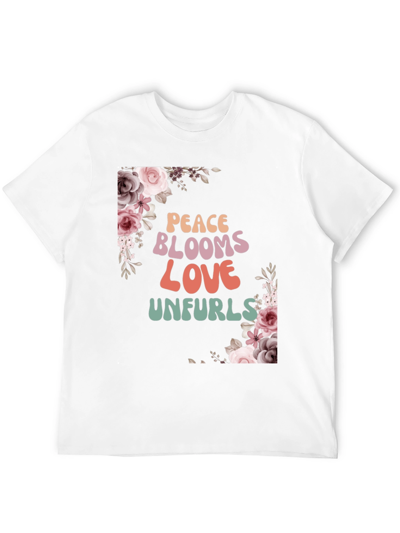 Peace Blooms Love Unfurls Graphic Tee - 12