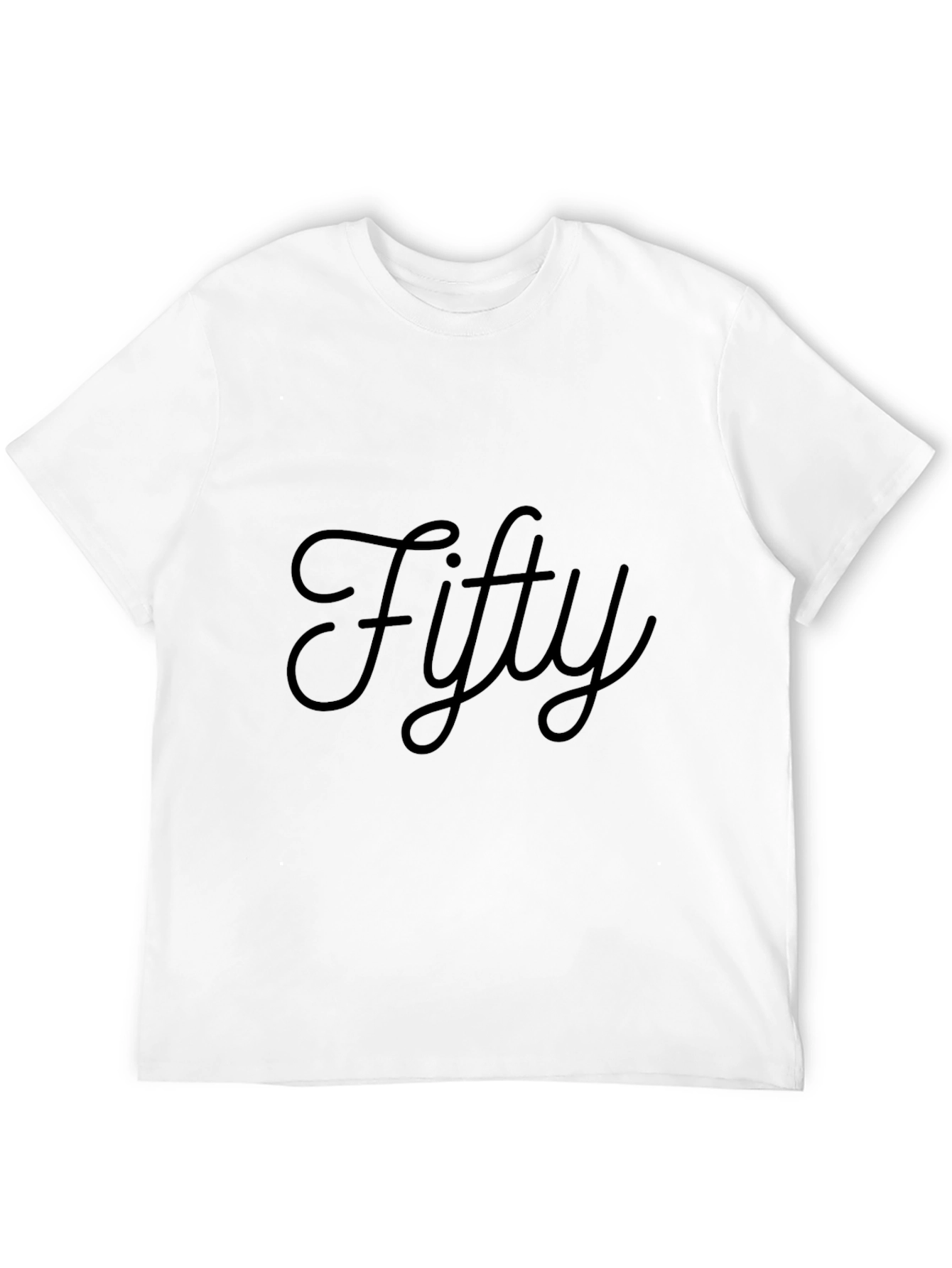 Black Fifty Black T-Shirt - Stylish Birthday Gift Idea view 12