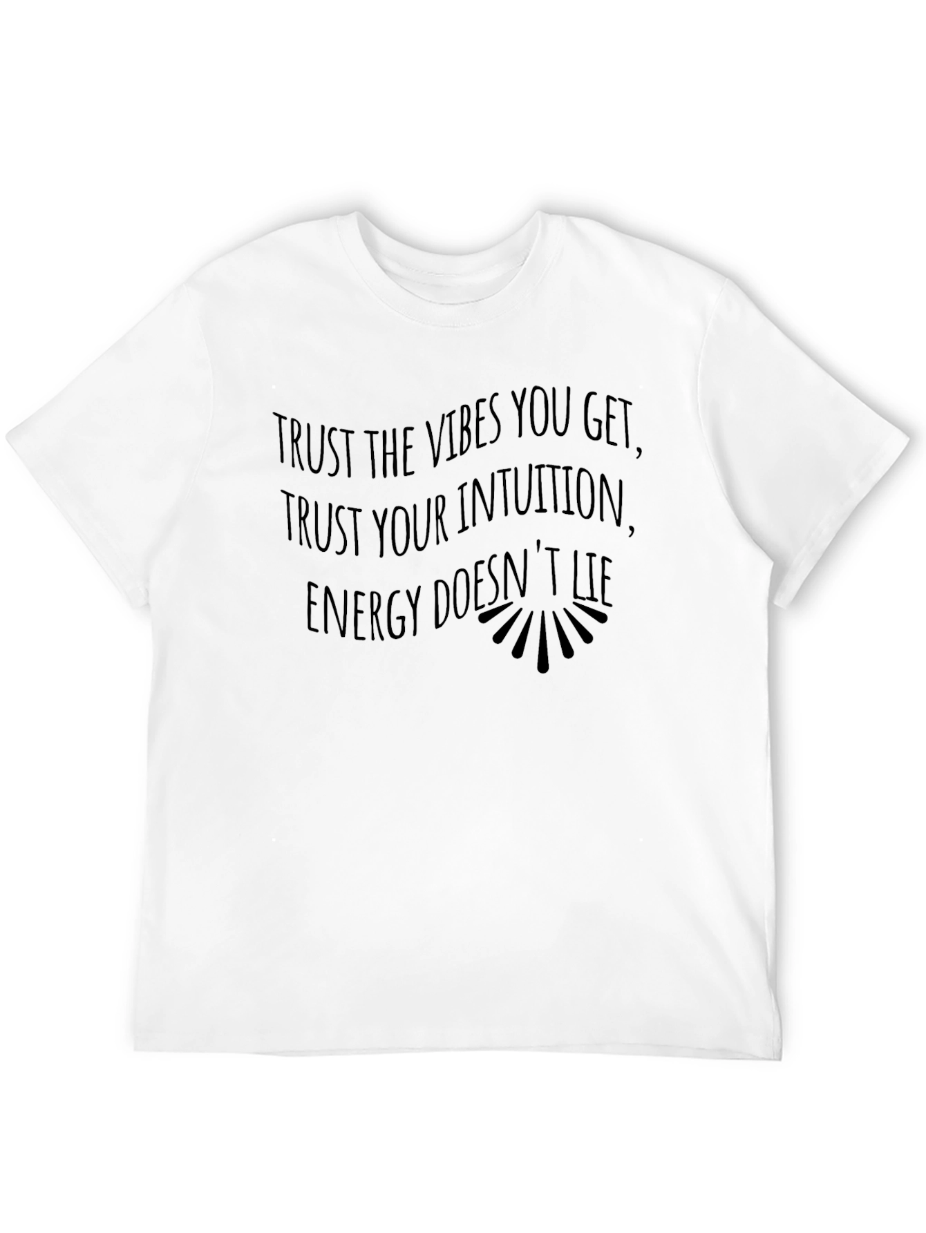Black Intuition Vibes T-Shirt view 12