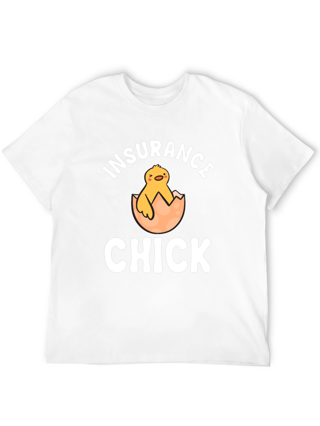 Black Insurance Chick T-Shirt - Novelty Graphic Tee view 12