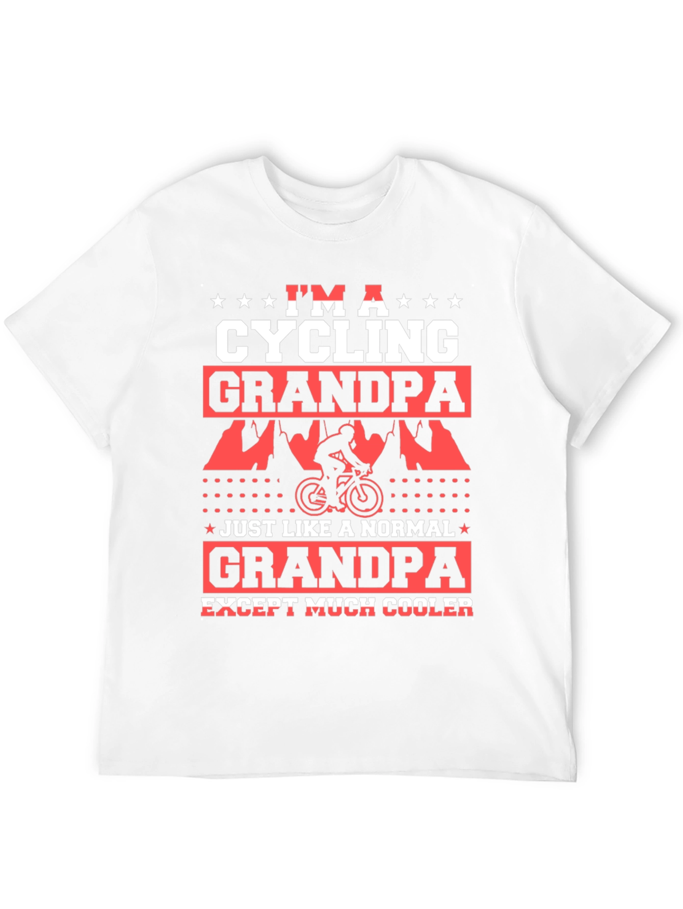 Black Cycling Grandpa T-Shirt - Cool Grandpa Tee view 12