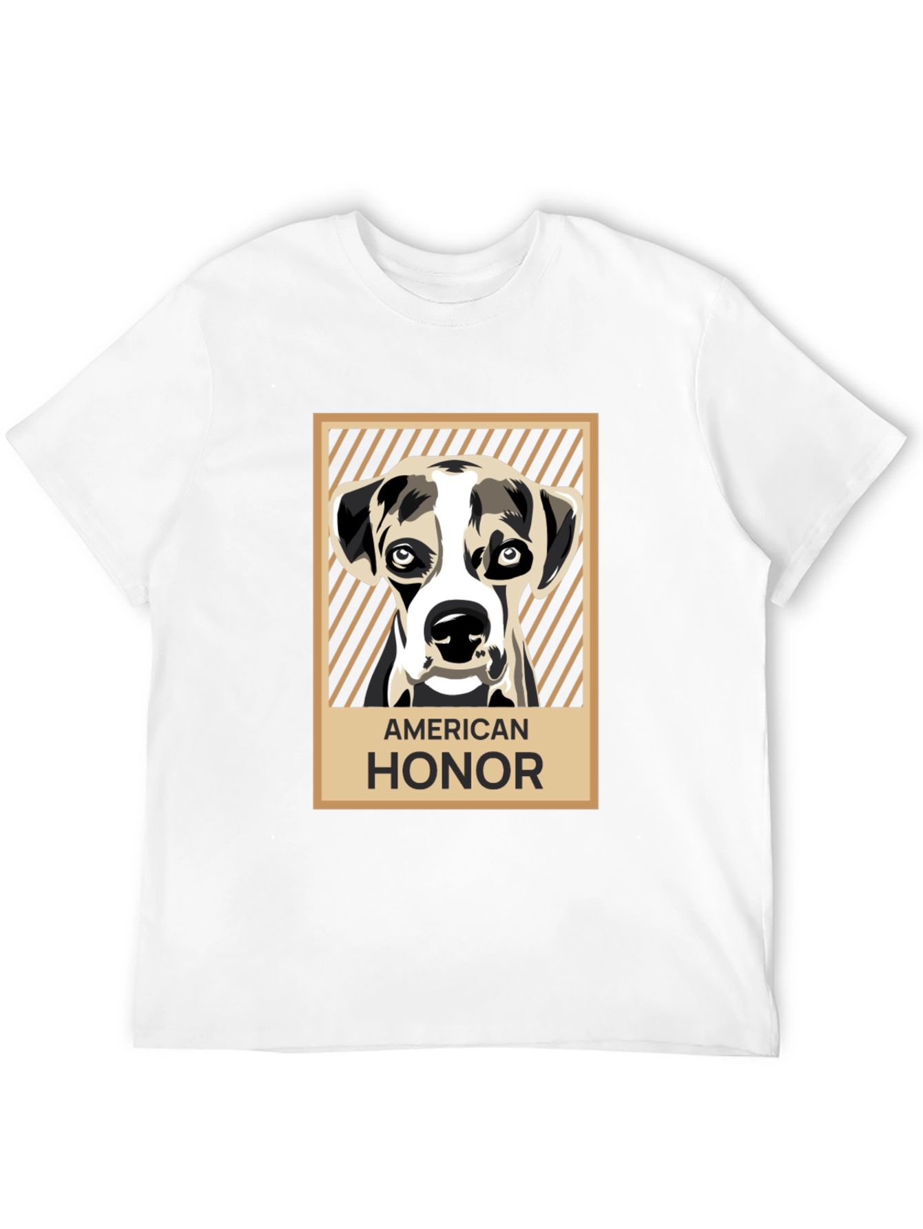 Black American Honor Dog Graphic Tee - Black view 12