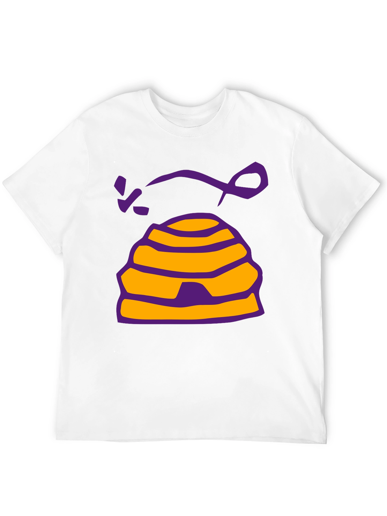 Black Beehive Graphic T-Shirt - Casual Black Tee view 12