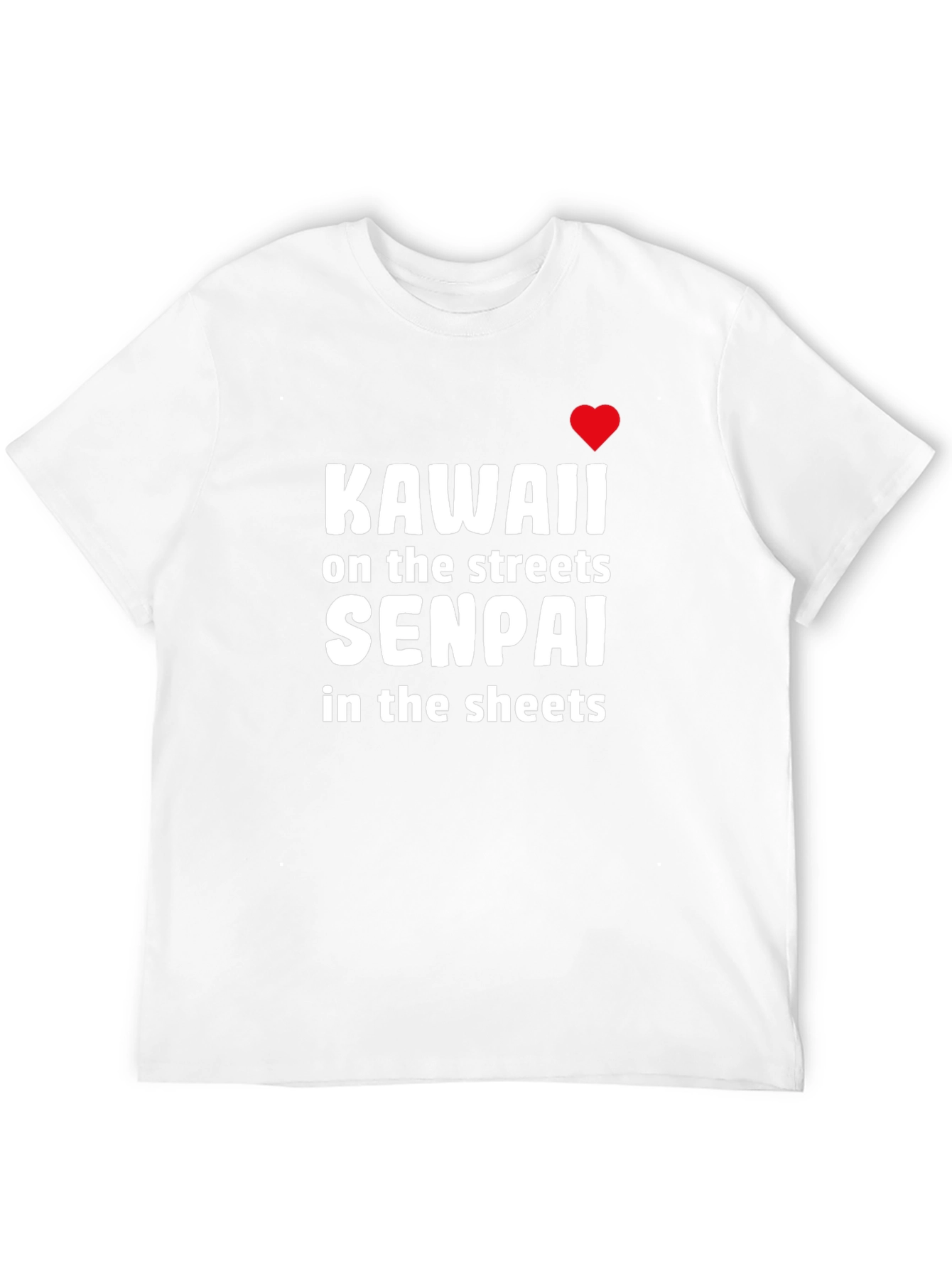 Black Kawaii Senpai Graphic Tee view 12