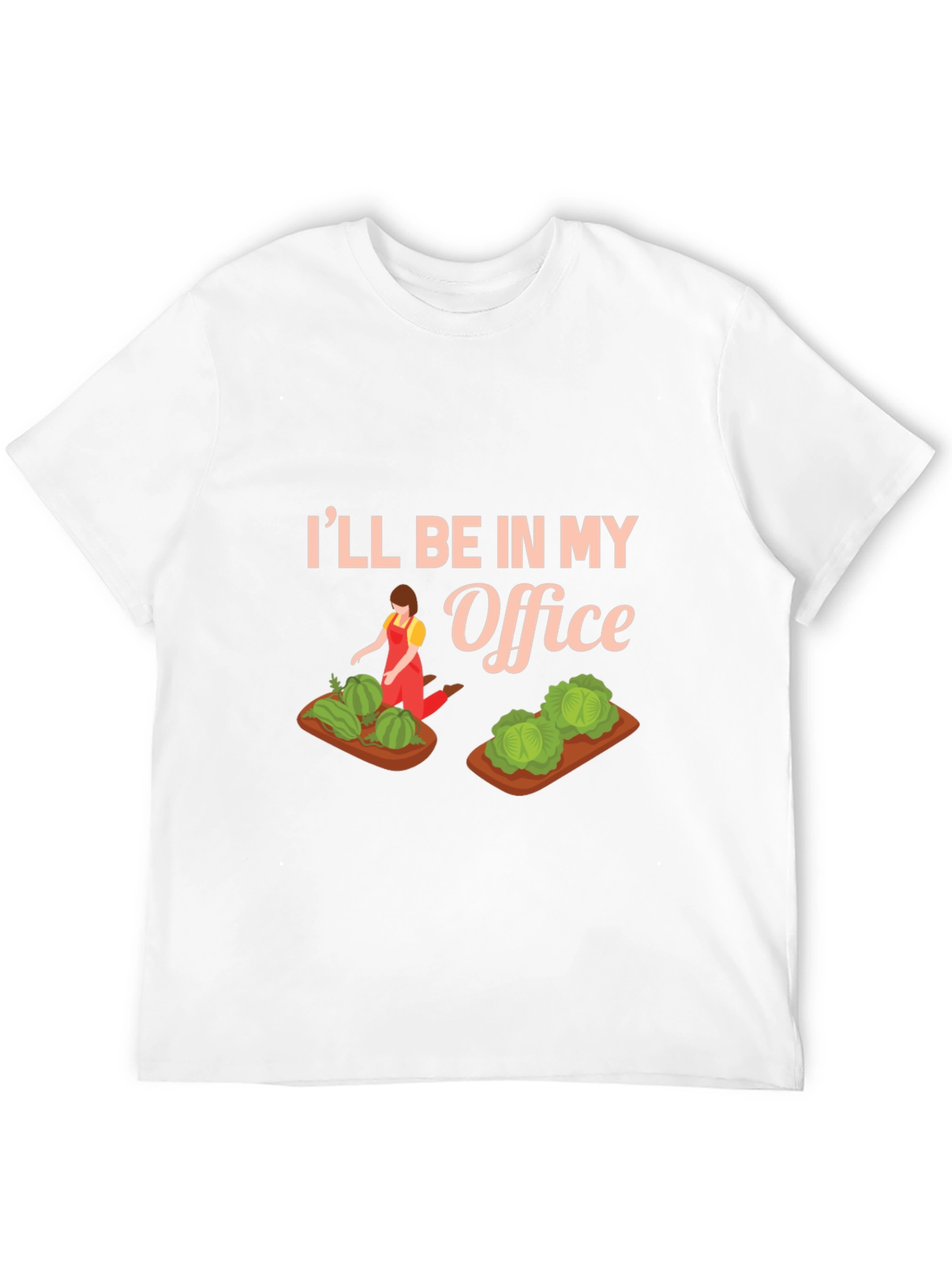 Black Gardener Office Graphic T-Shirt view 12