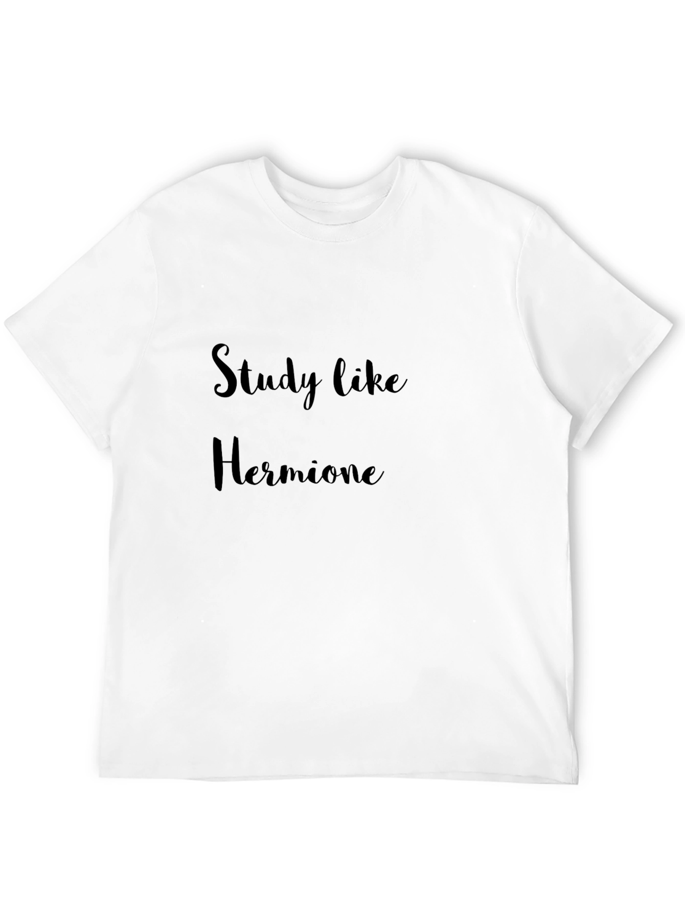 Black Study Like Hermione T-Shirt - Black Cotton Tee view 12