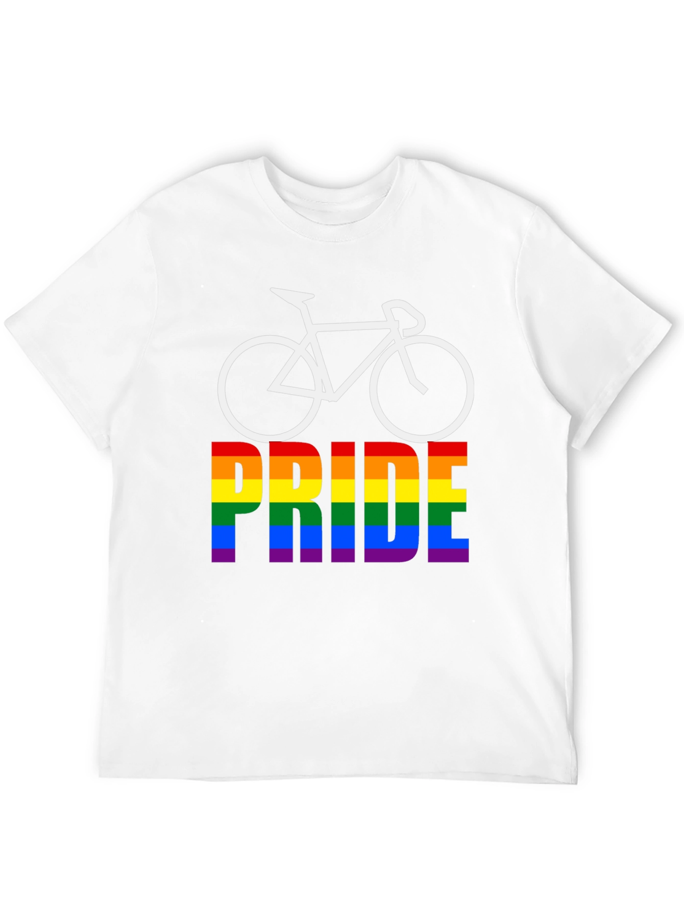 Black Pride Bicycle Black T-Shirt LGBTQ+ Rainbow view 12
