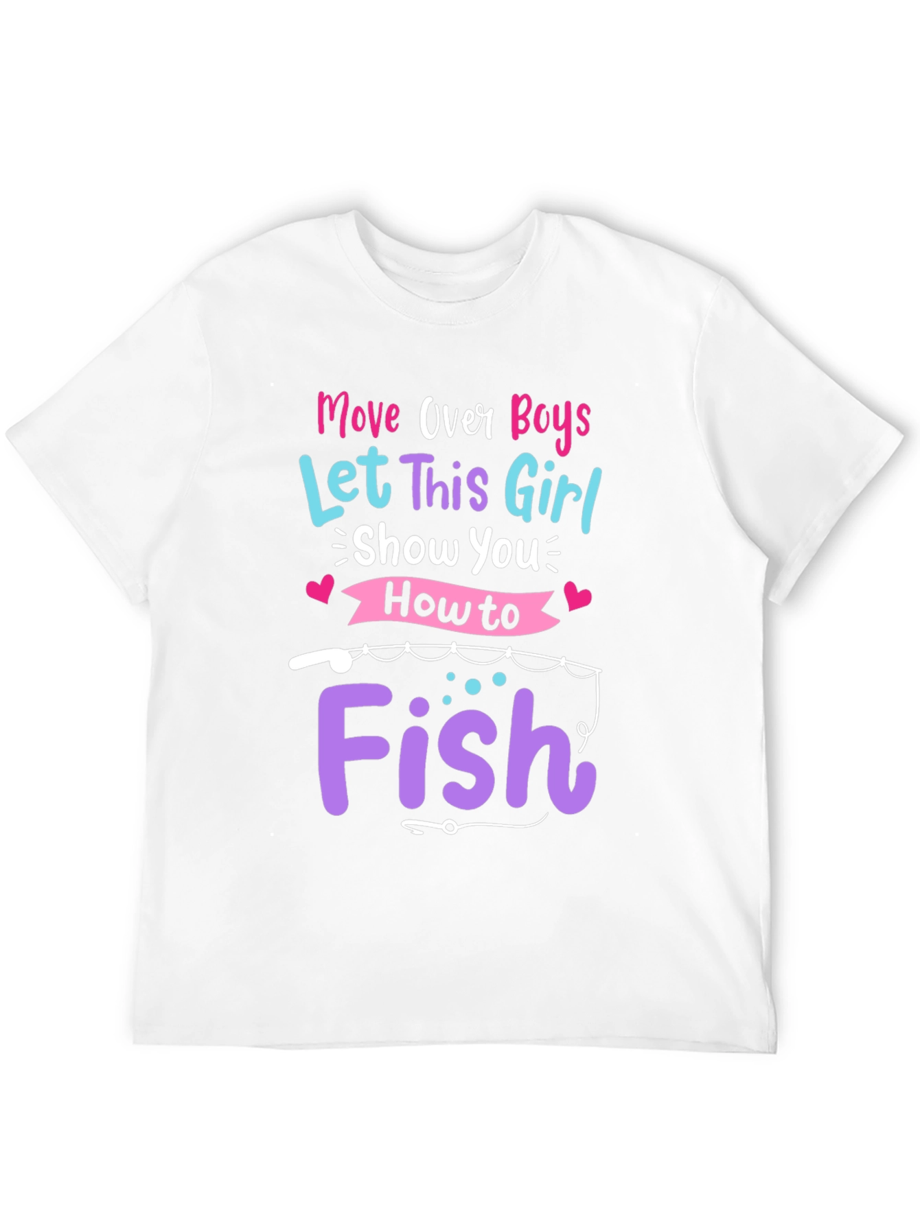 Black Move Over Boys Fishing T-Shirt view 12