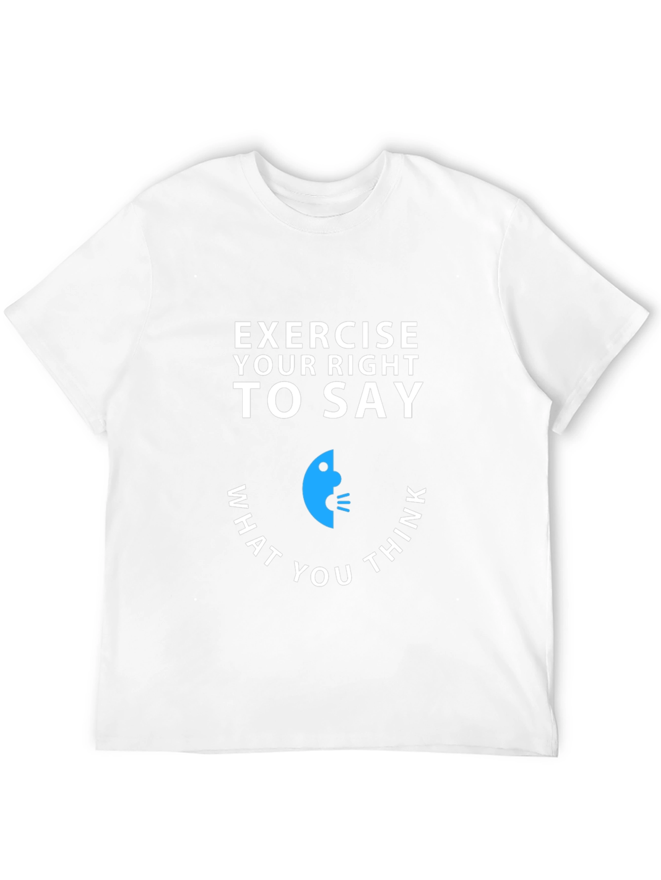 Black Exercise Your Right T-Shirt - Speak Your Mind Tee view 12