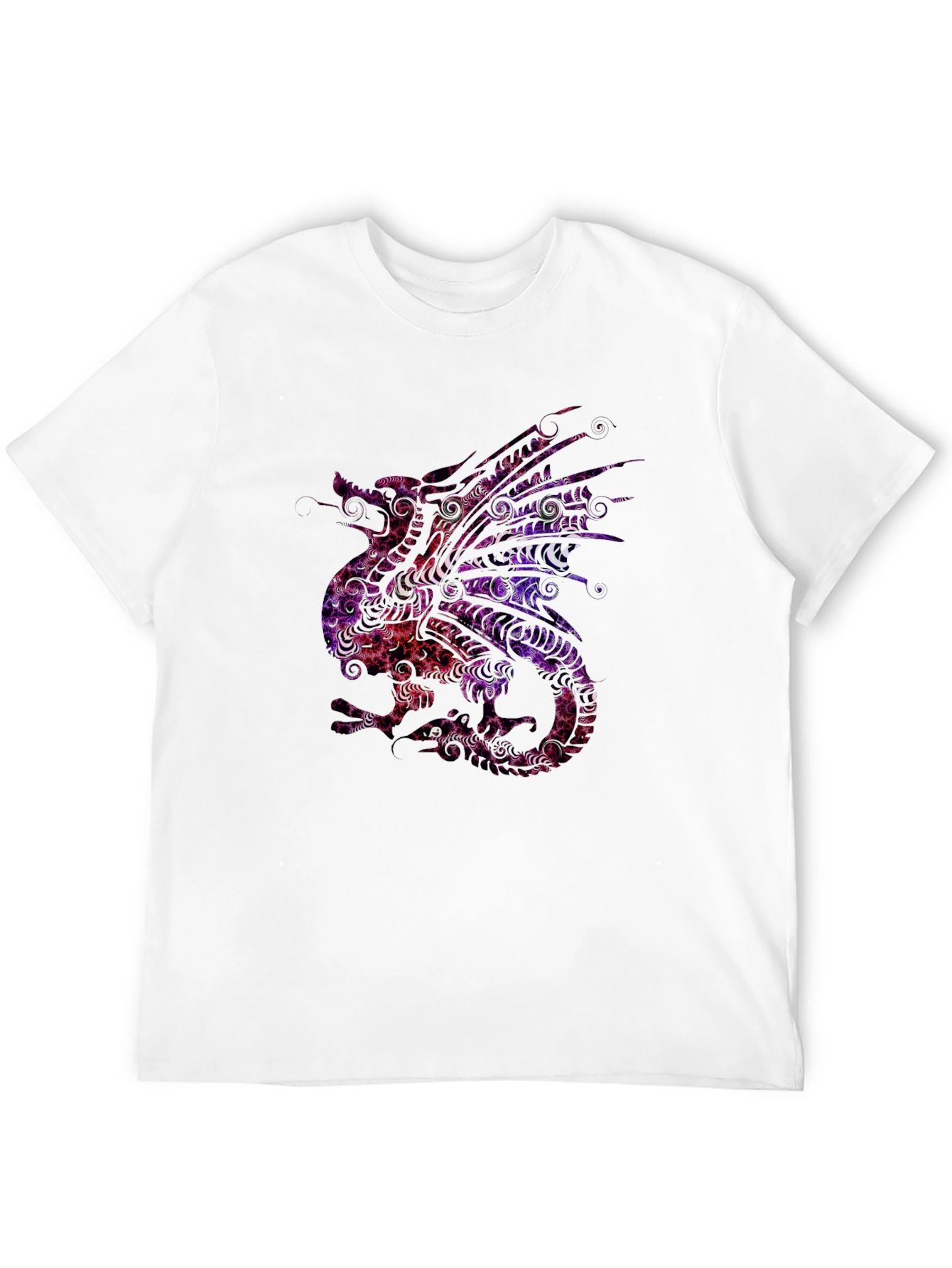 Black Dragon Graphic Tee - Unique Pattern Design view 12