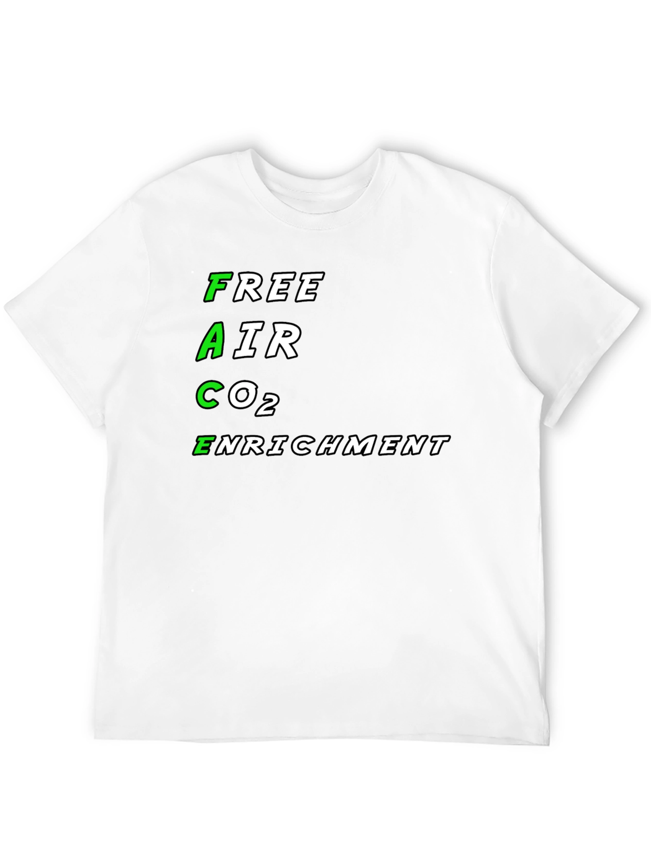 Black Free Air CO2 Enrichment Graphic Tee view 12