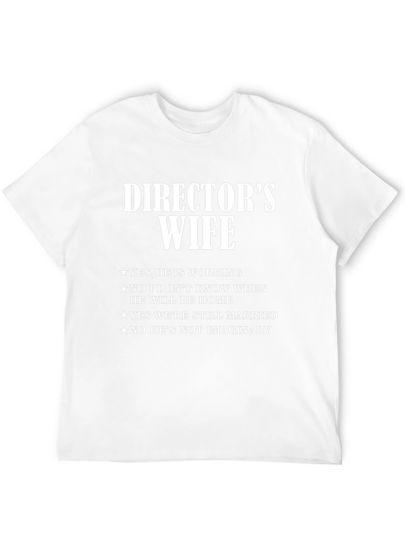 Black Director's Wife Novelty T-Shirt view 12