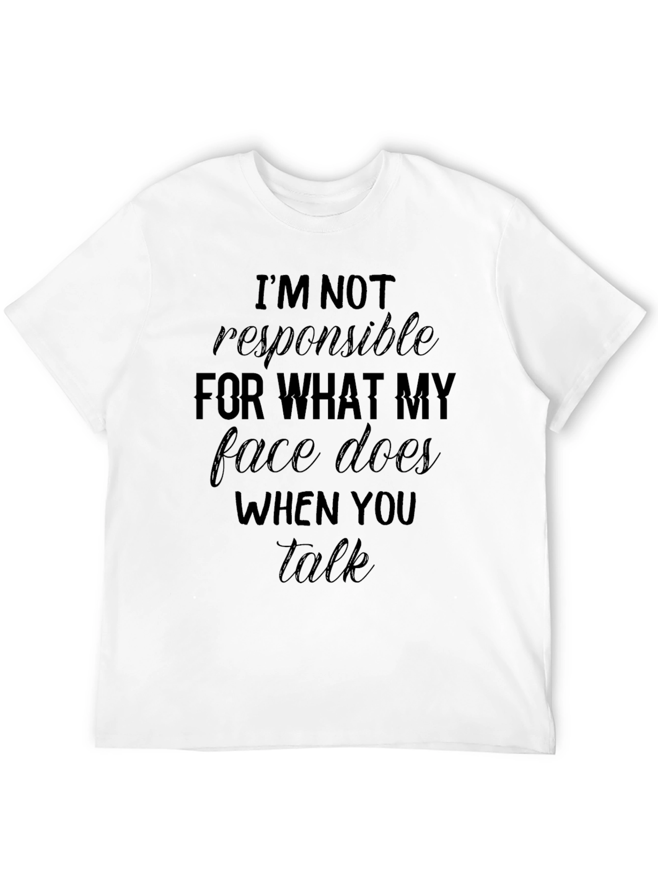 Black Funny Sarcastic Graphic T-Shirt view 12