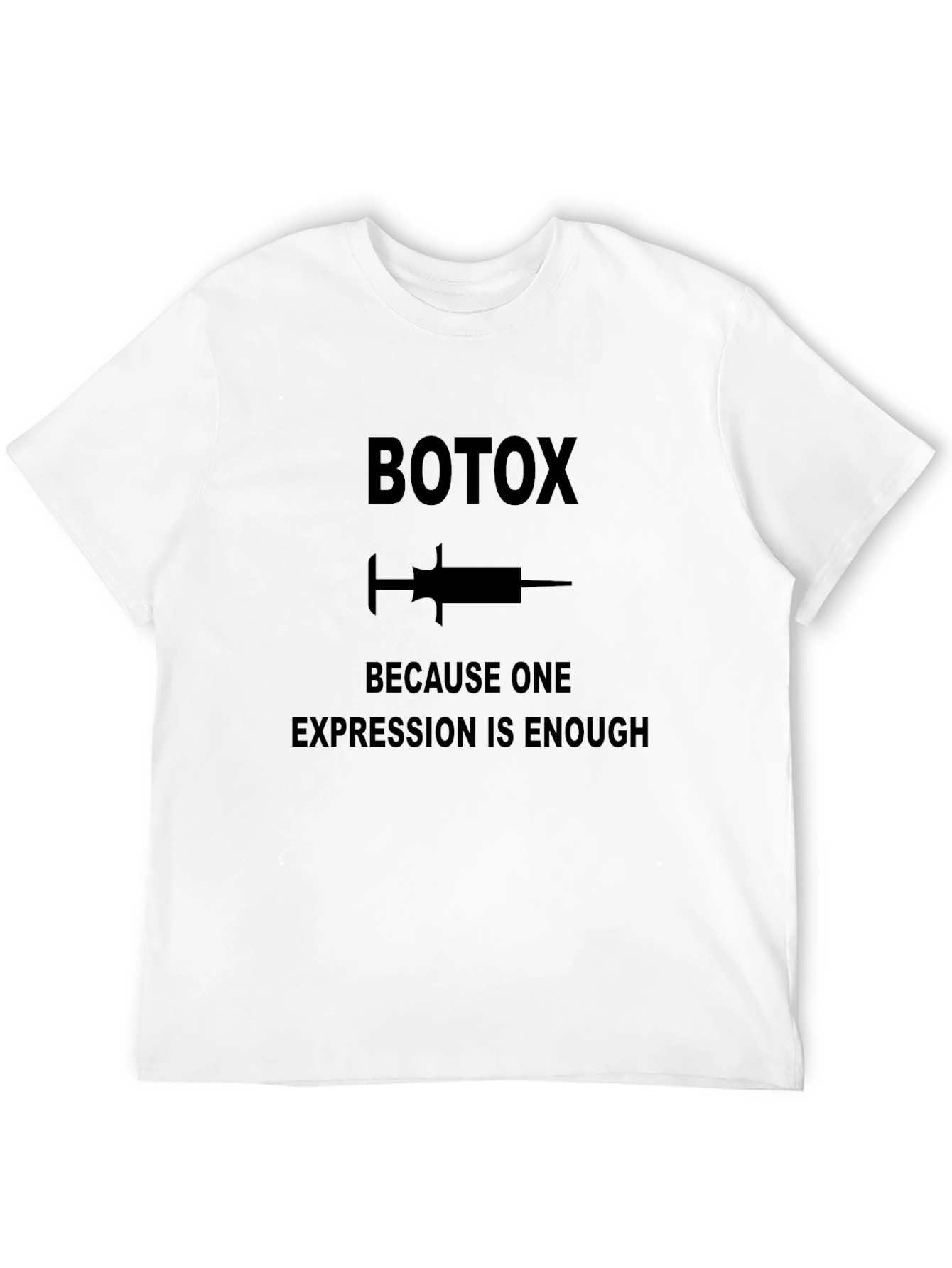 Black Botox Gag Gift T-Shirt view 12