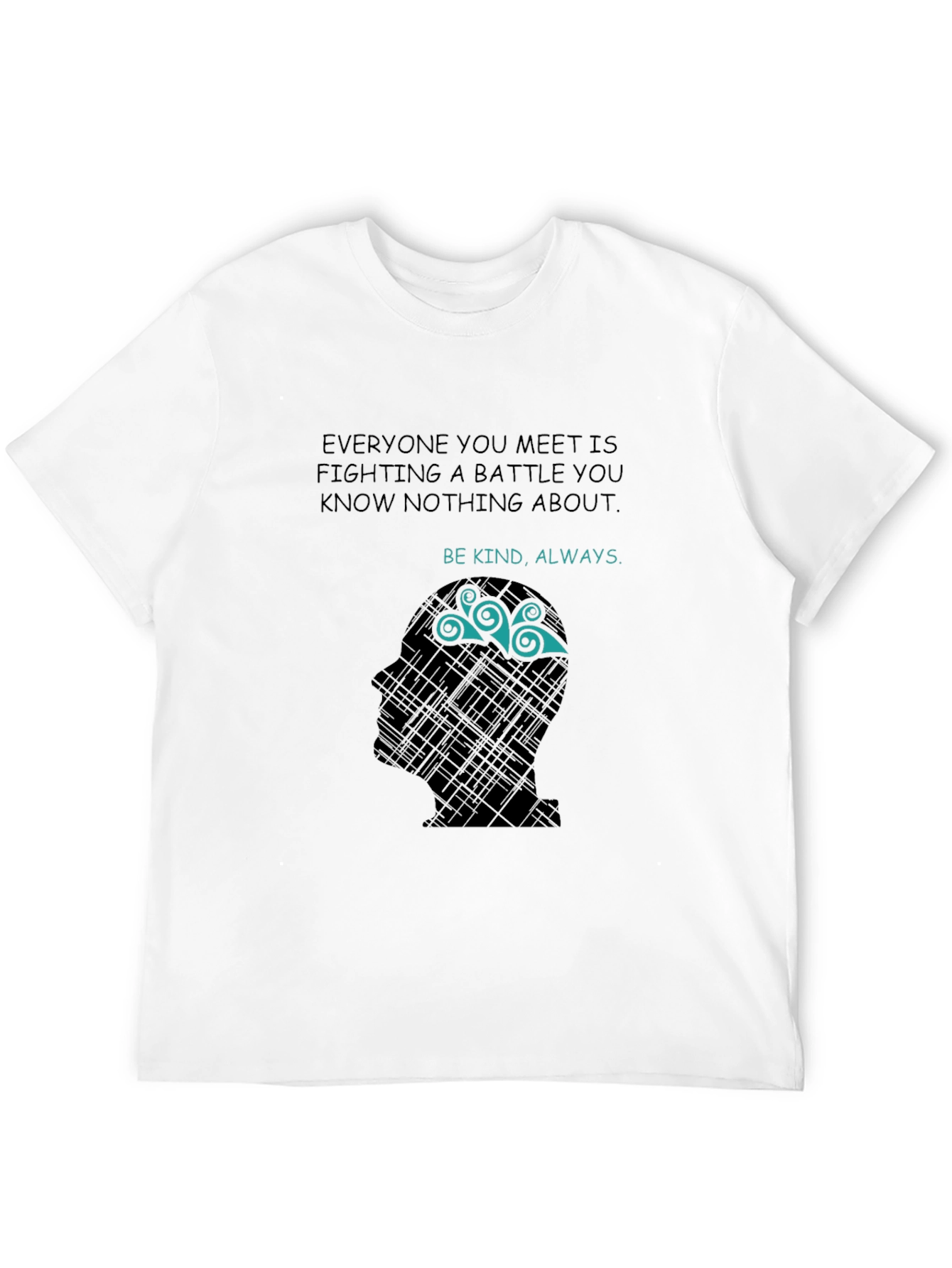 Black Kindness Quote T-Shirt - Be Kind Always view 12