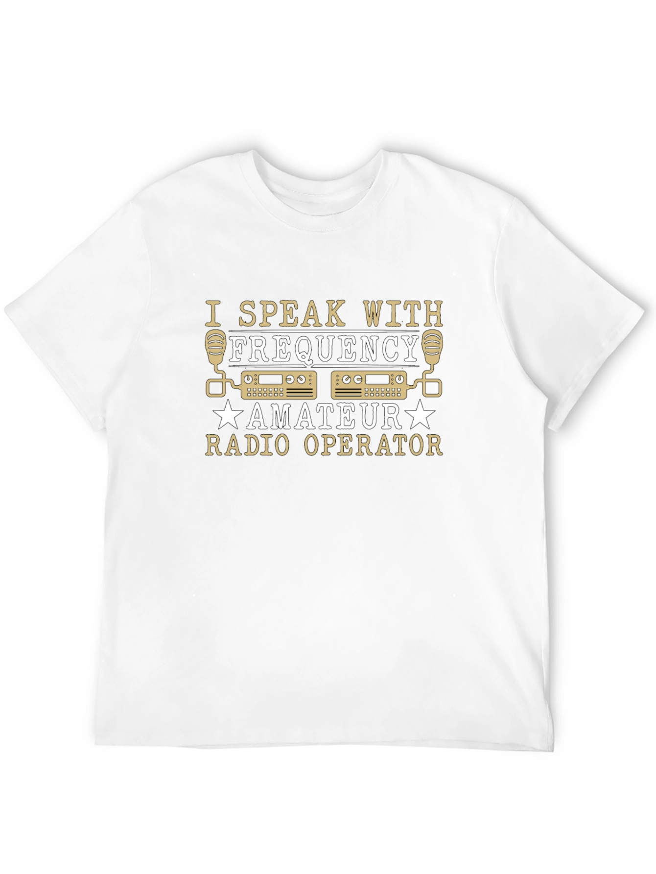 Black Amateur Radio Operator T-Shirt Speak With Frequency Ham Radio Gift view 12