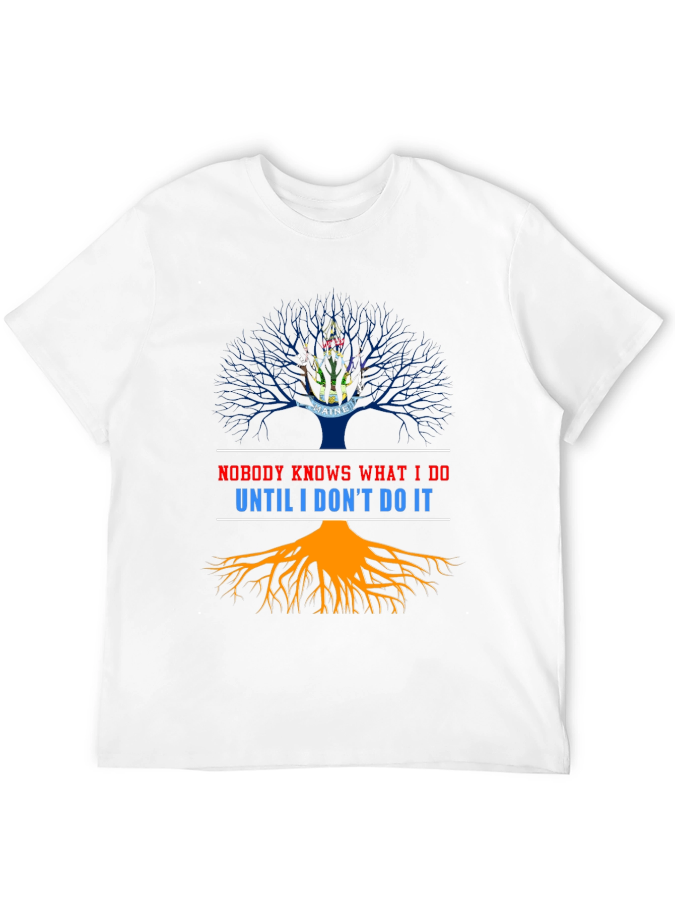 Black Nobody Knows T-Shirt Funny Graphic Tee view 12