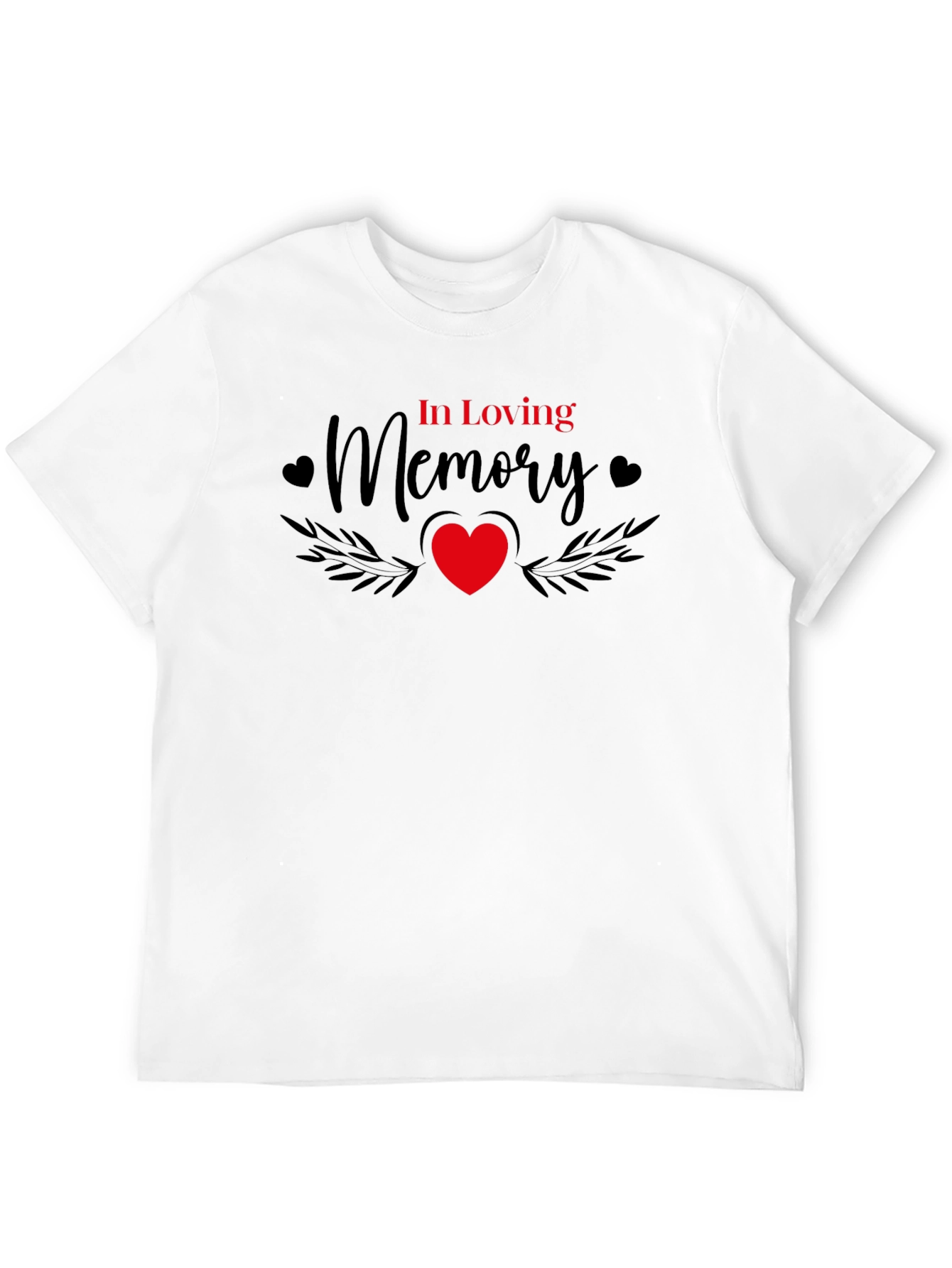 Black In Loving Memory Graphic T-Shirt view 12