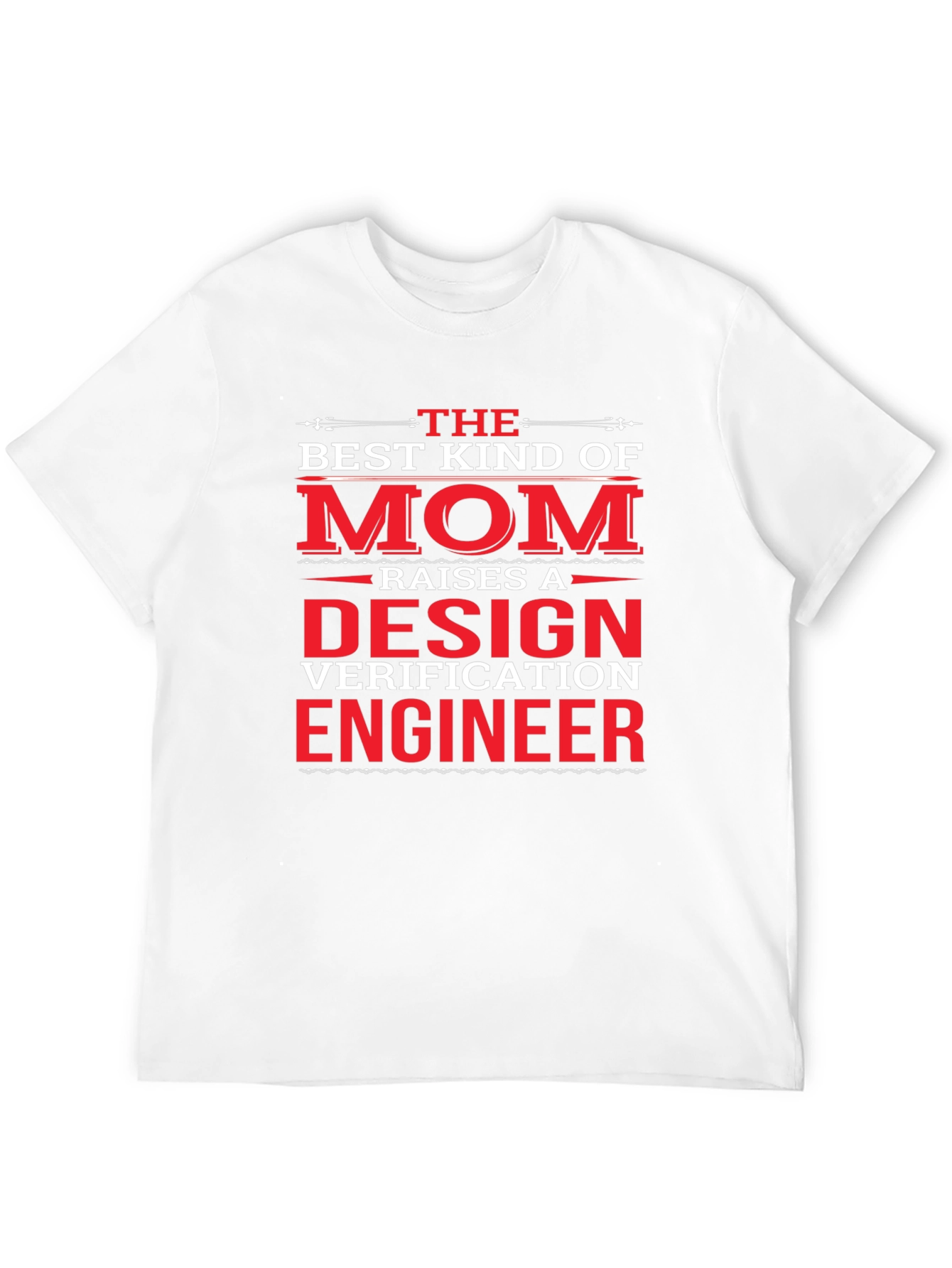 Black Design Verification Engineer Mom T-Shirt view 12