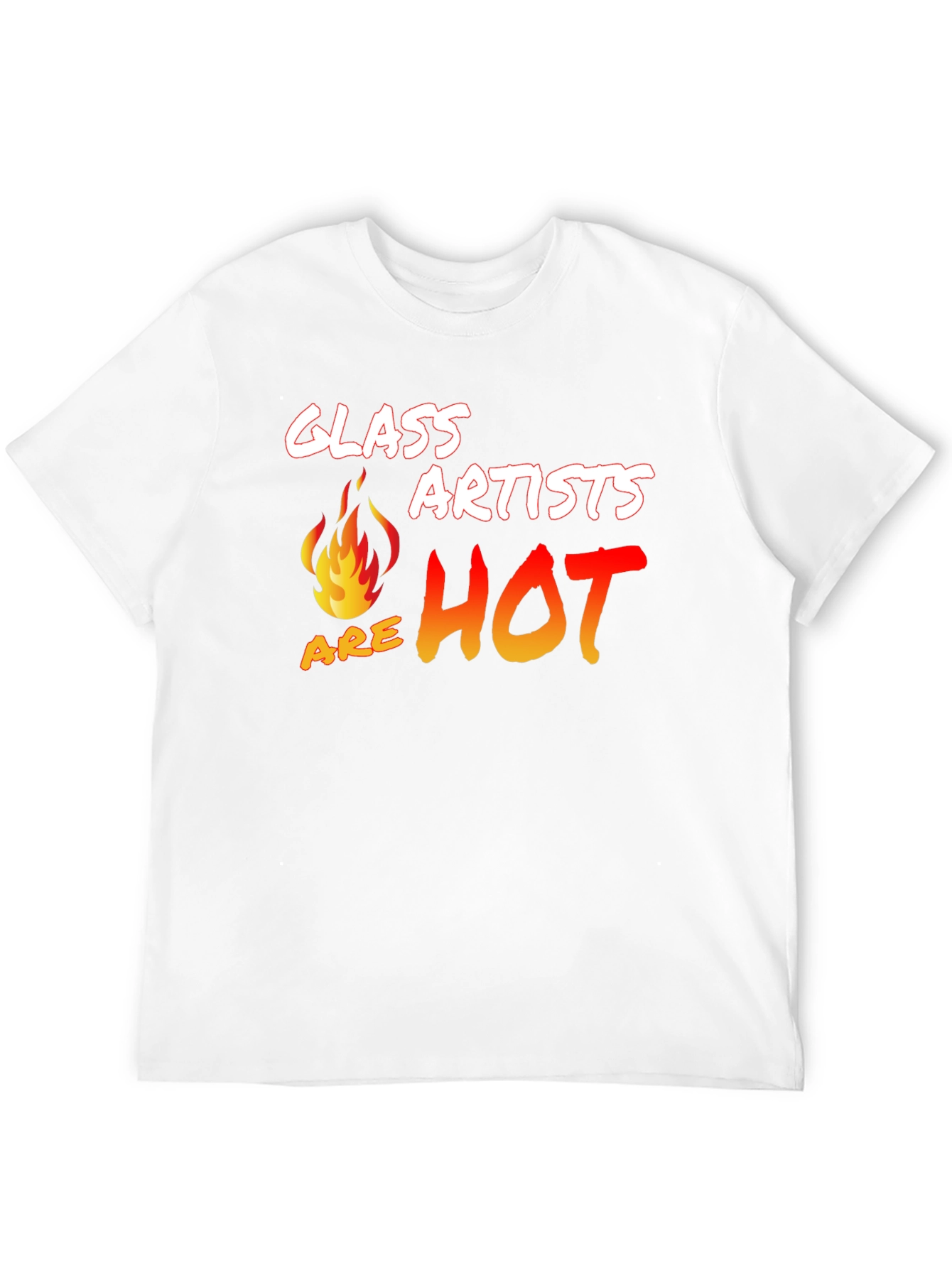 Black Glass Artists Are Hot T-Shirt view 12