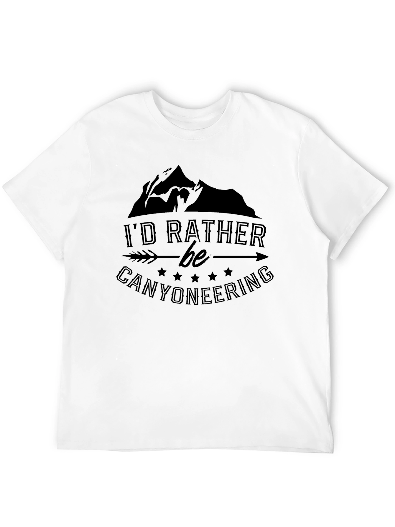 Black Canyoneering T-Shirt - Adventure Awaits! view 12