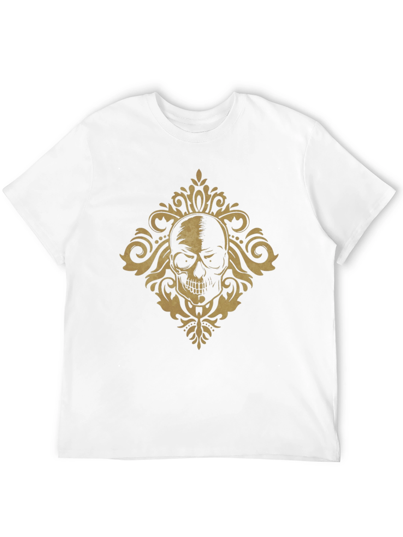 Skull Motif Tee - Gothic Style - 12