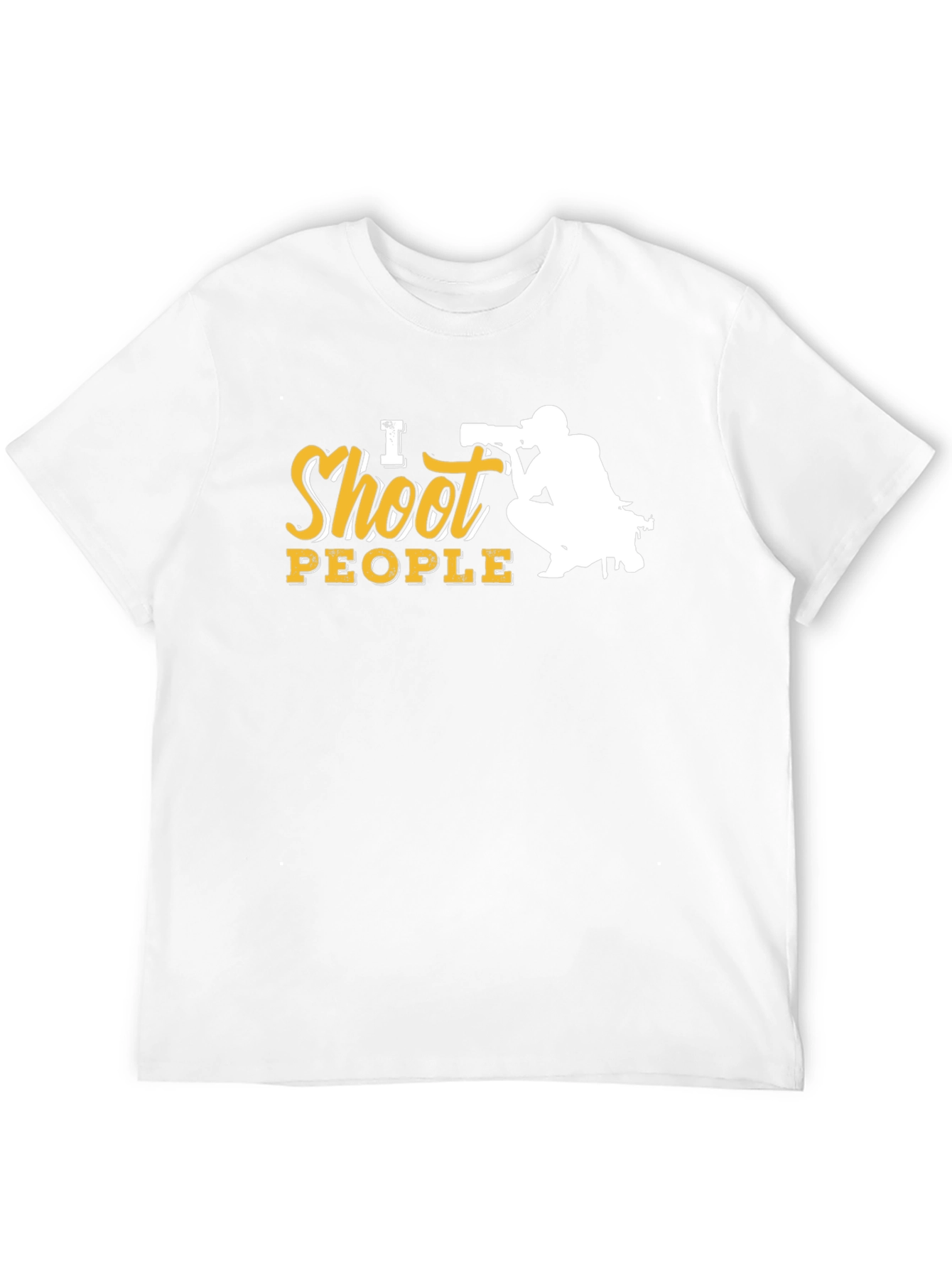 Black I Shoot People Photographer T-Shirt view 12