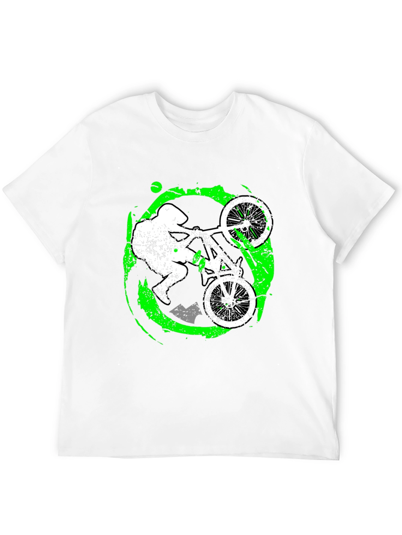 Black Mountain Biker Graphic T-Shirt - Black view 12