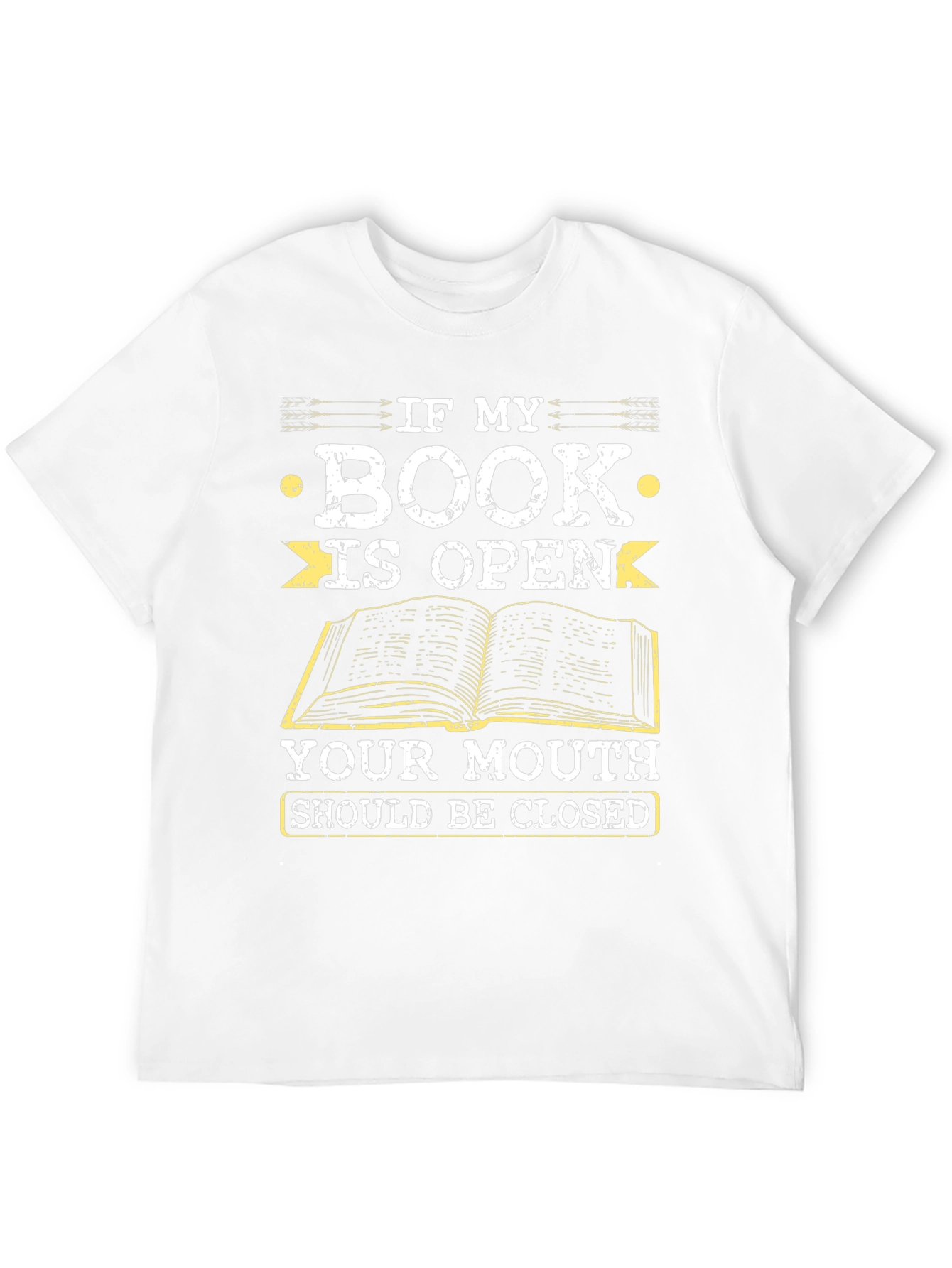 Black Book Lover's T-Shirt: If My Book Is Open view 12