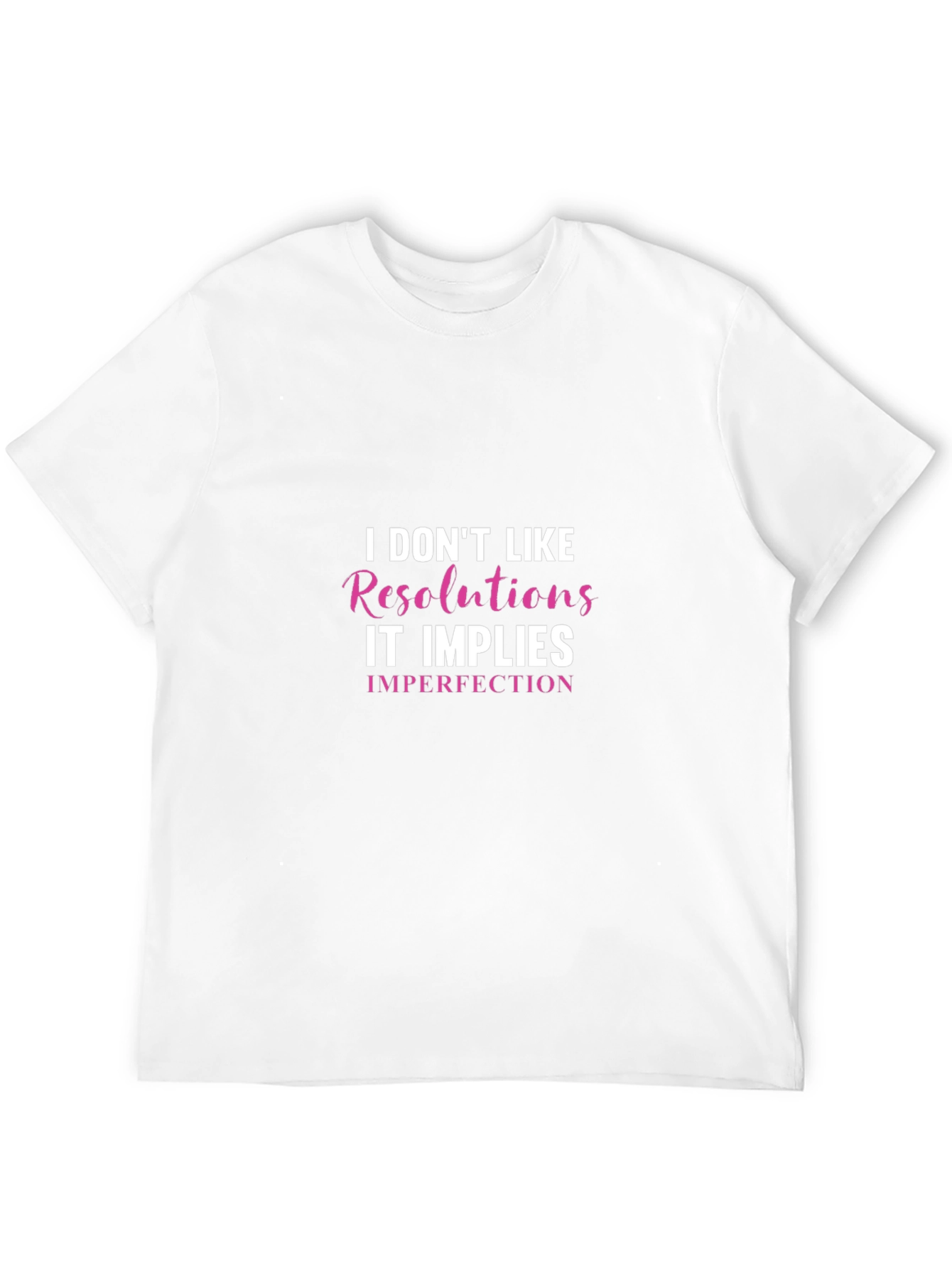 Black Funny 'Resolutions' Graphic T-Shirt view 12