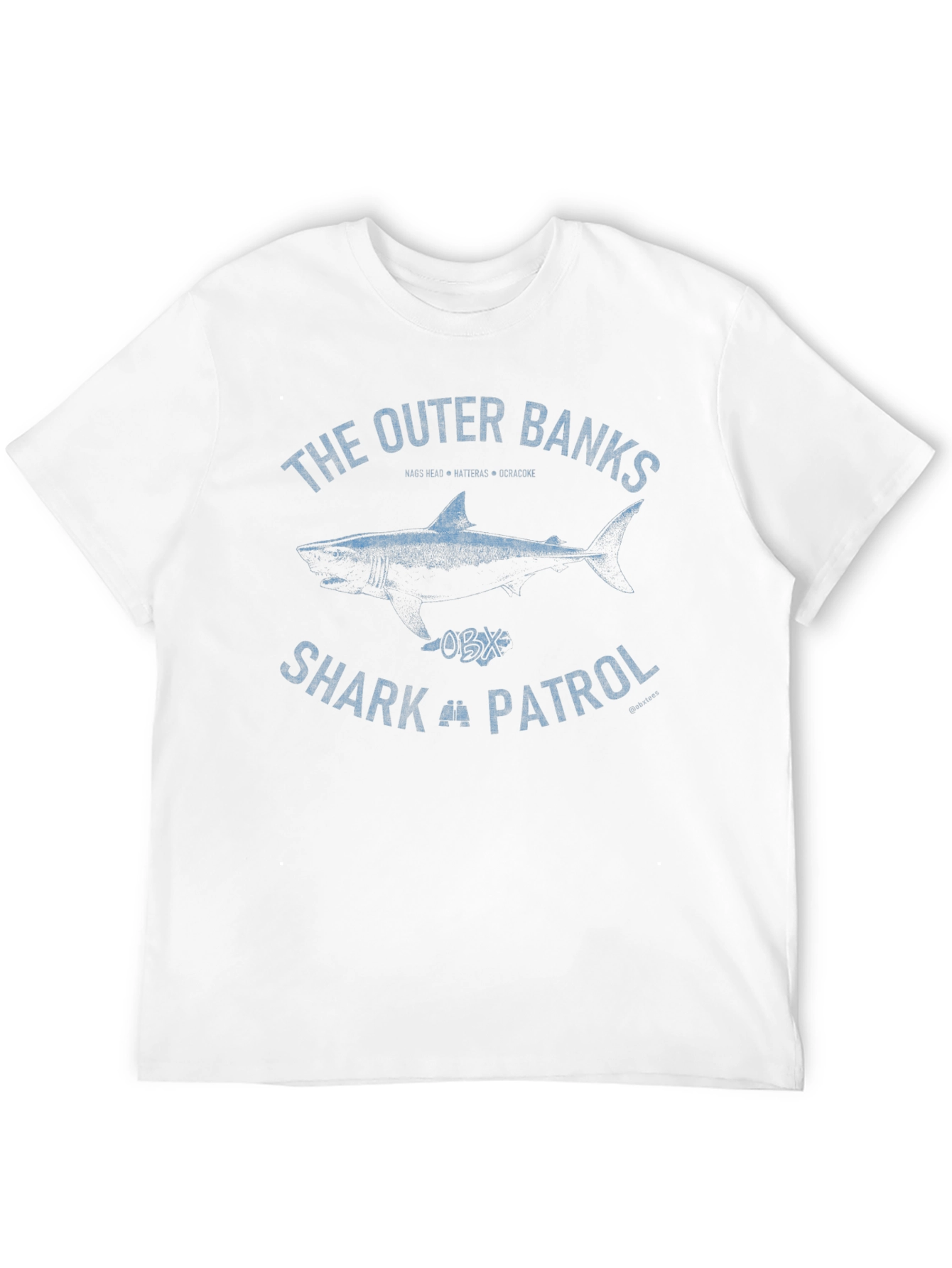 Black Outer Banks Shark Patrol Graphic Tee view 12
