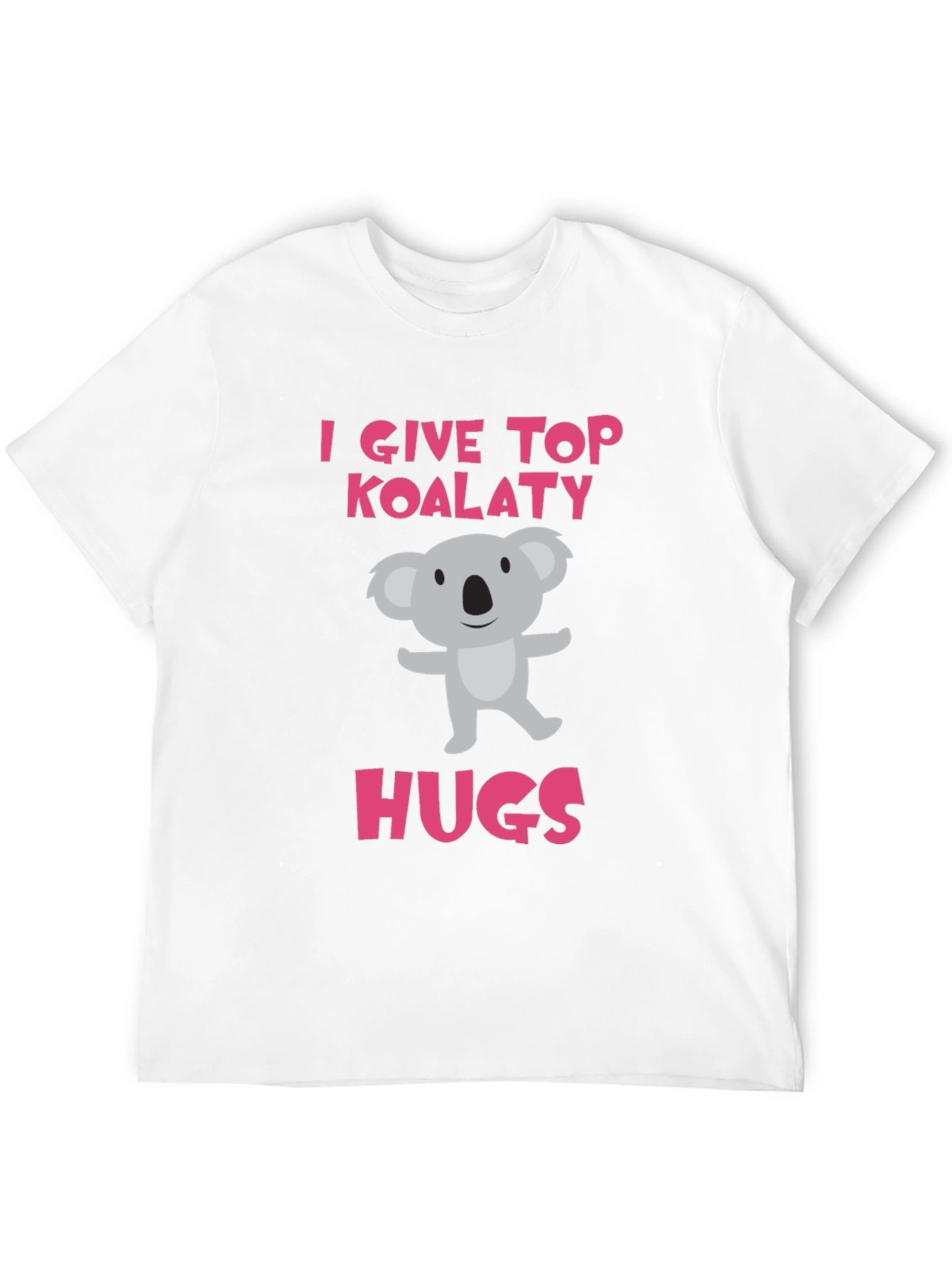 Black Koala-ty Hugs T-Shirt - Cute Animal Tee view 12
