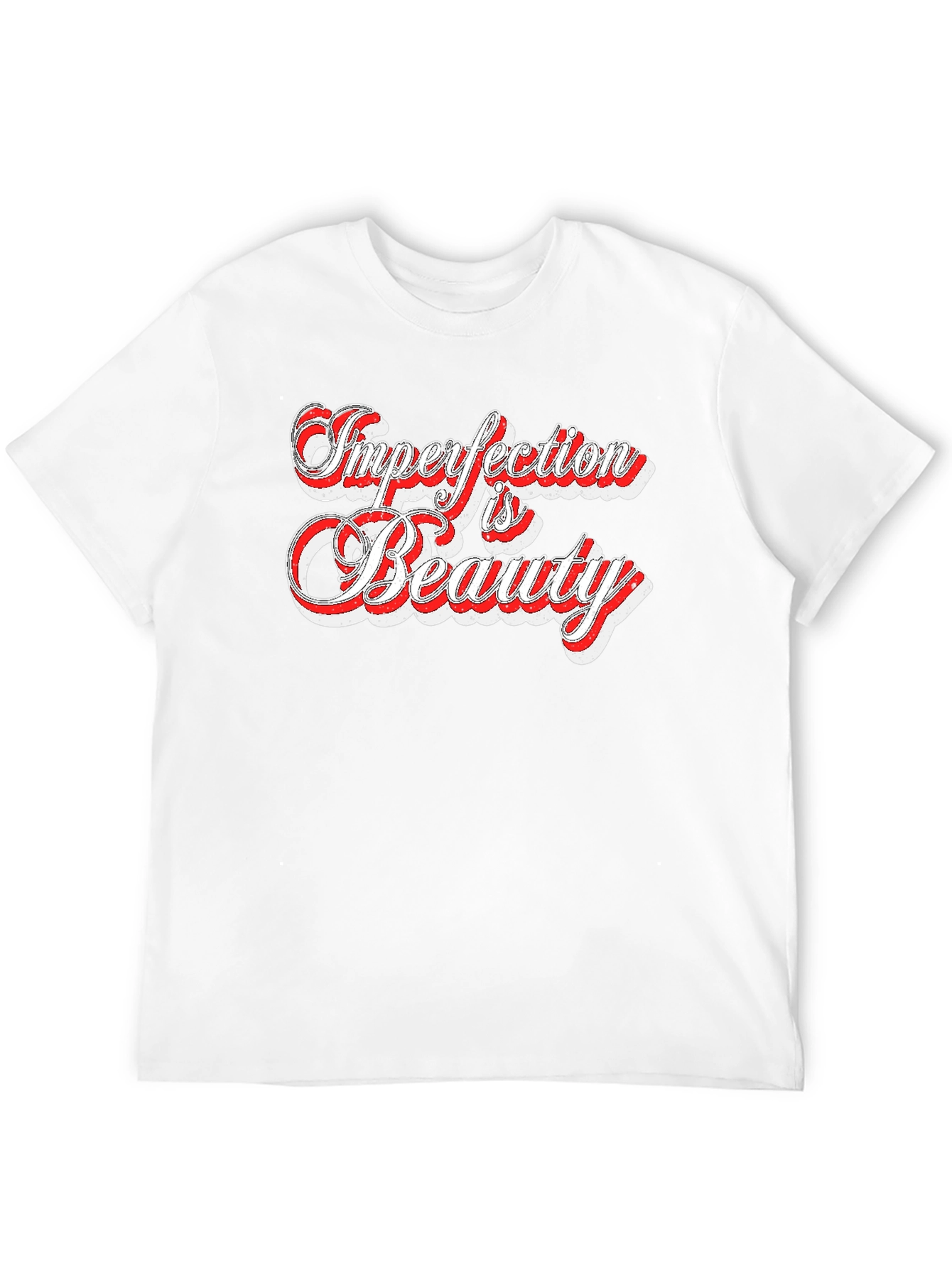 Black Imperfection is Beauty Graphic Tee - Black view 12