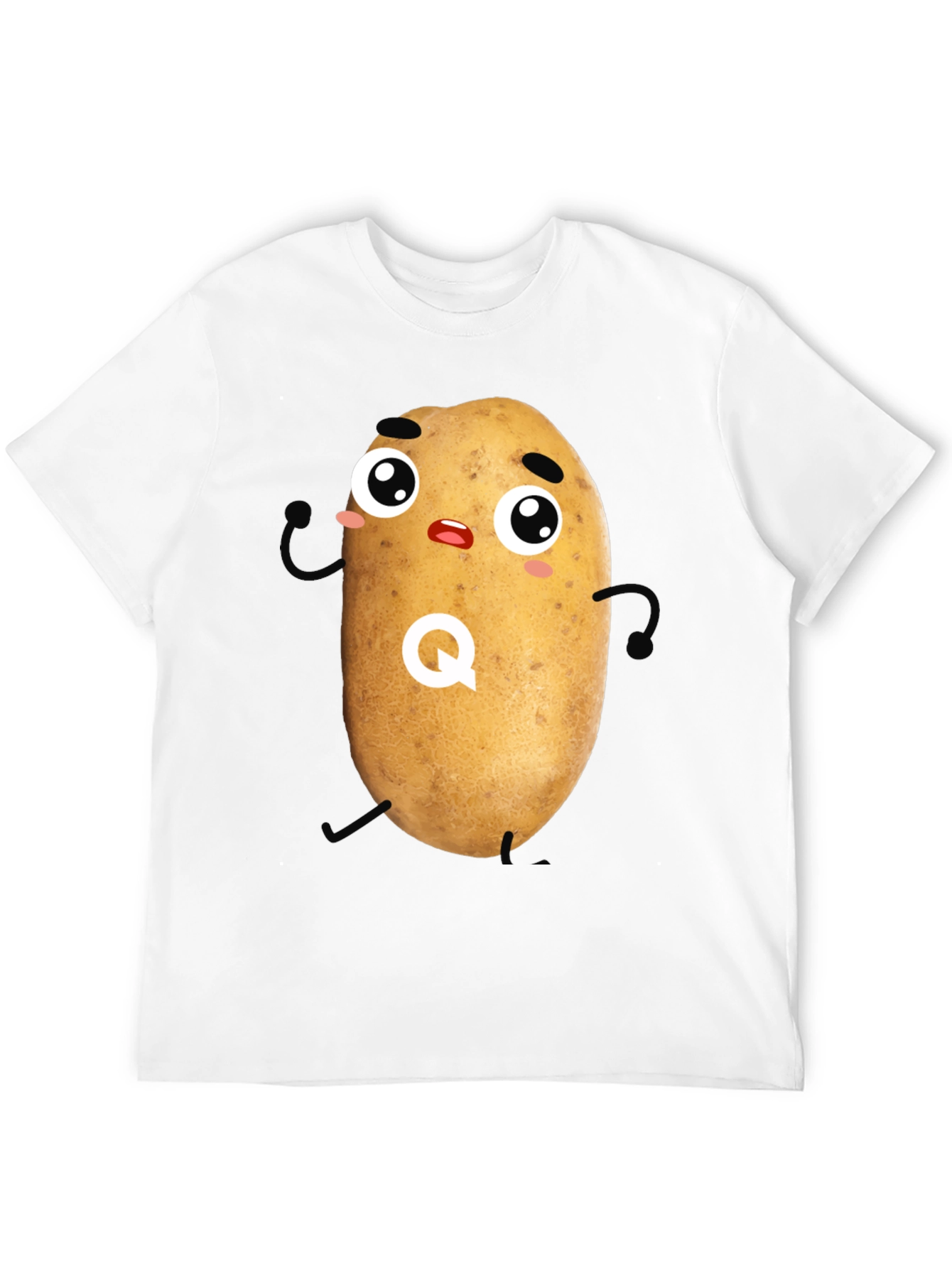 Funny Potato Graphic T-Shirt - Quirky Novelty Tee - 12