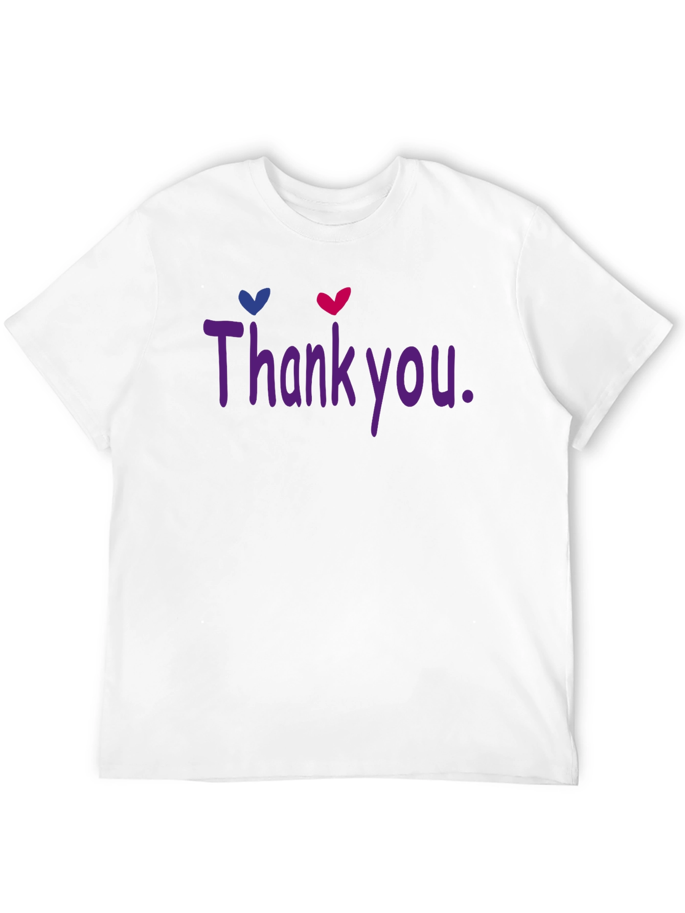 Black Thank You Bisexual Pride Graphic T-Shirt view 12