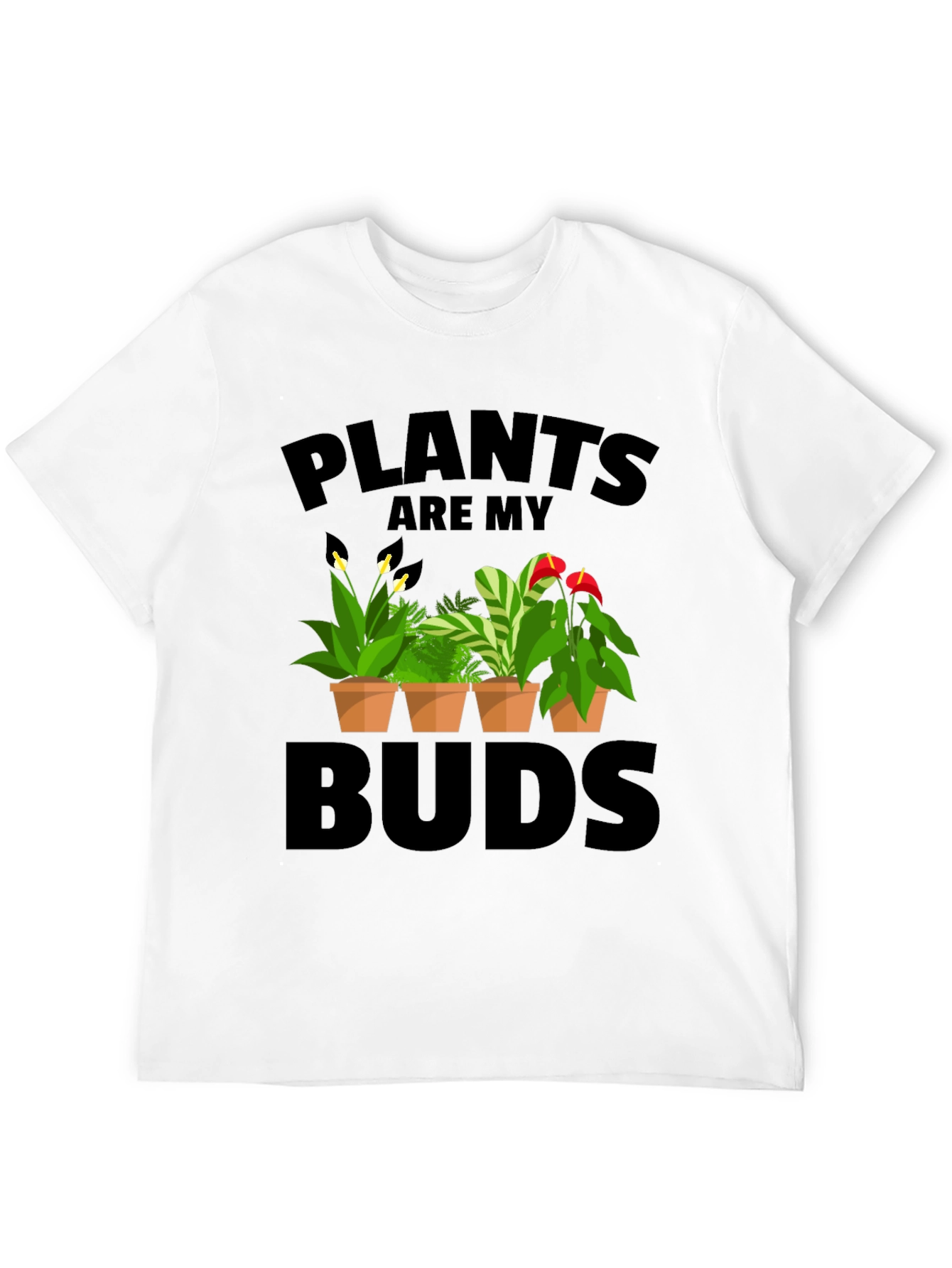 Black Plants Are My Buds Graphic T-Shirt view 12