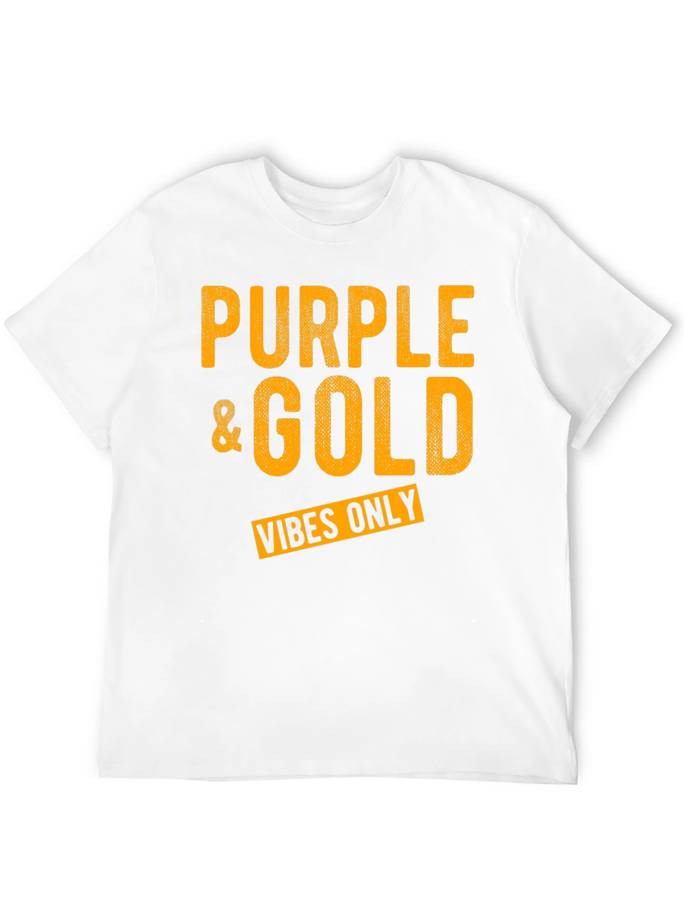 Purple & Gold Vibes Only Graphic T-Shirt - 12
