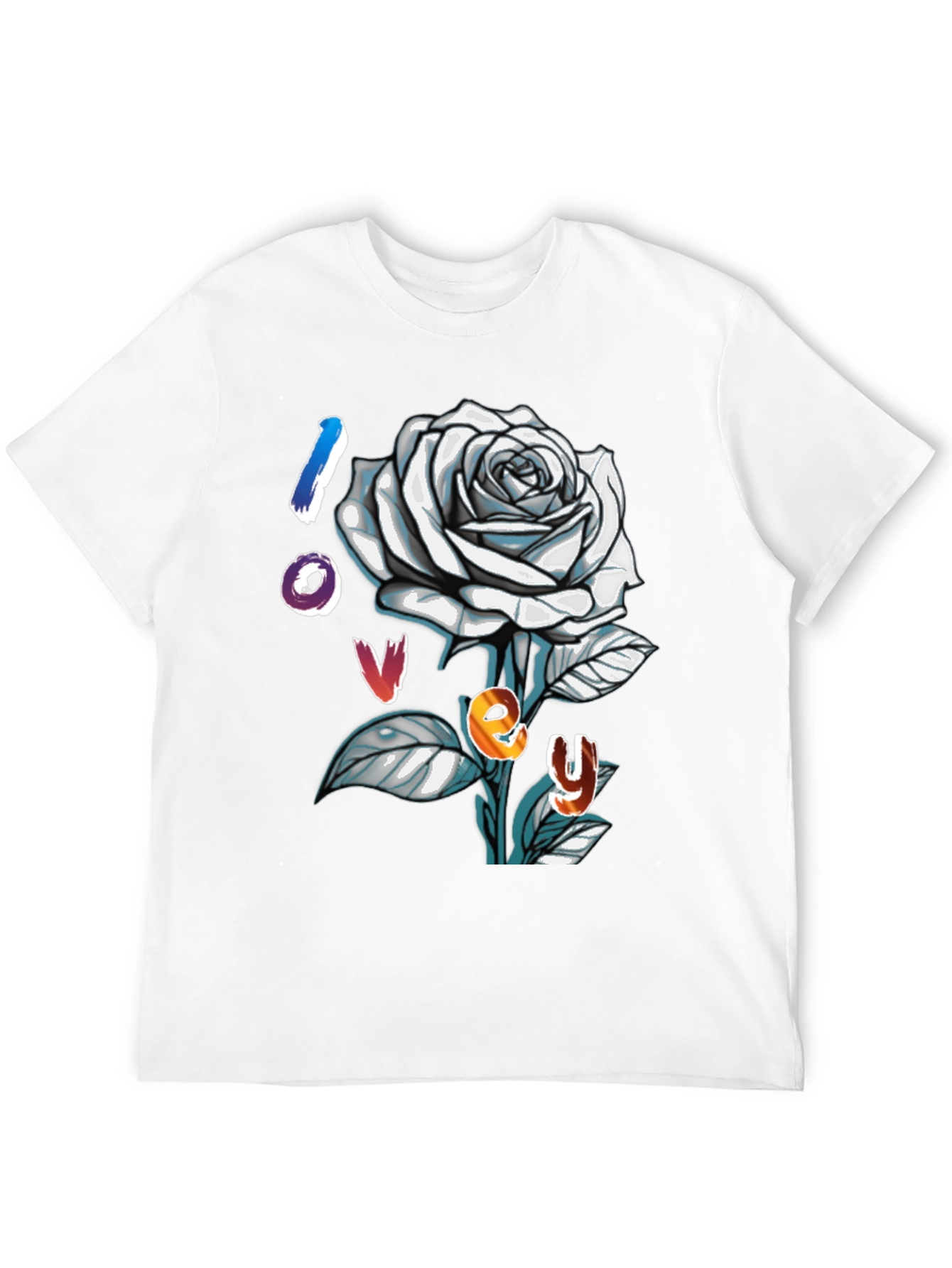 Black Rose Lovey Graphic Tee view 12
