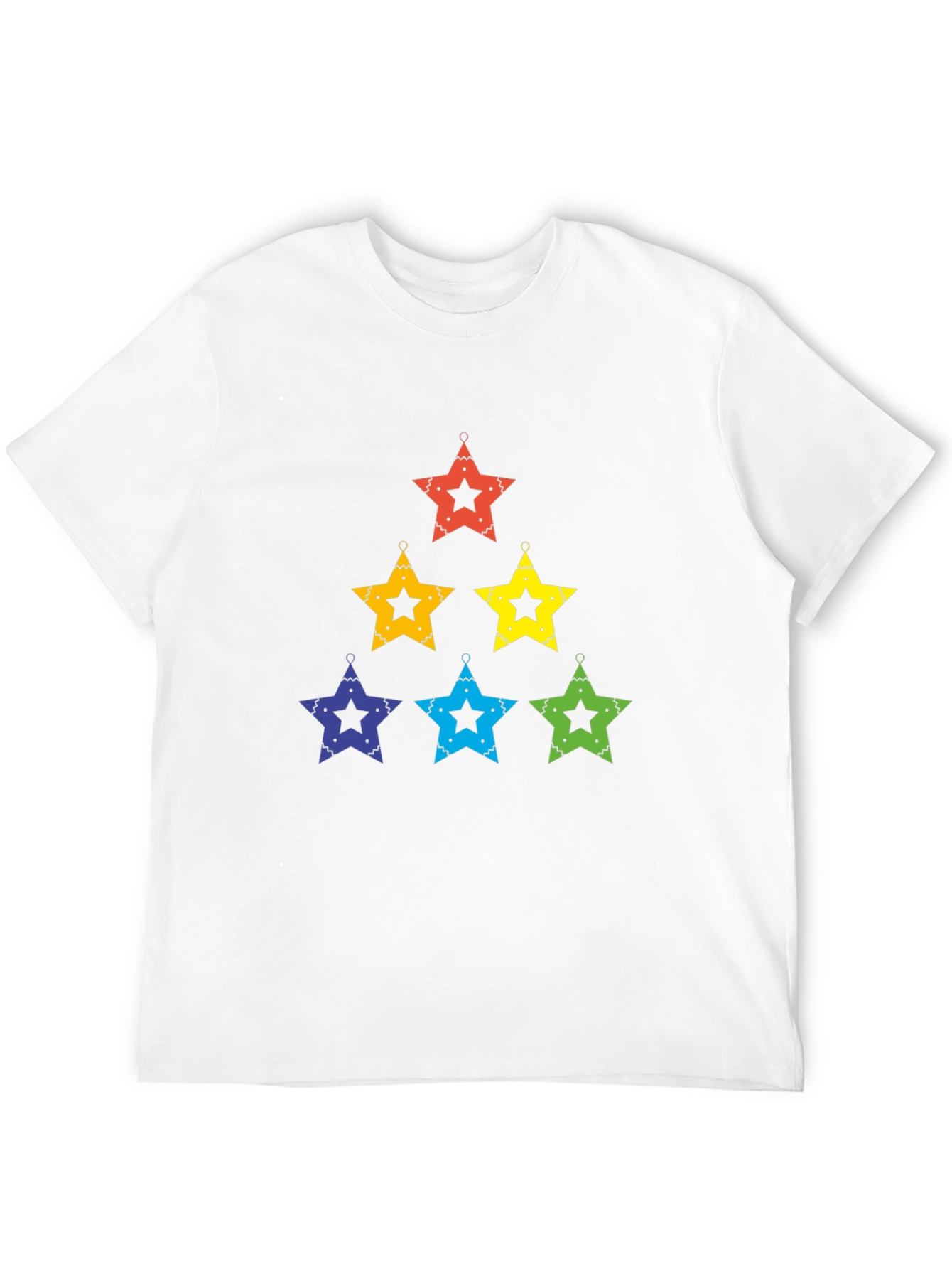 Black Rainbow Star T-Shirt view 12