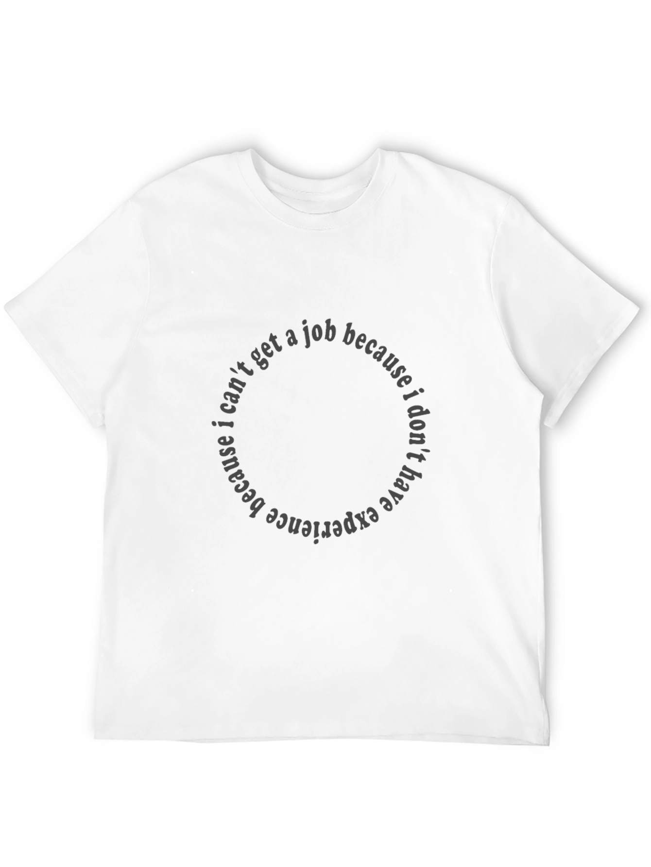 Black Black 'Can't Get a Job' Graphic Tee view 12