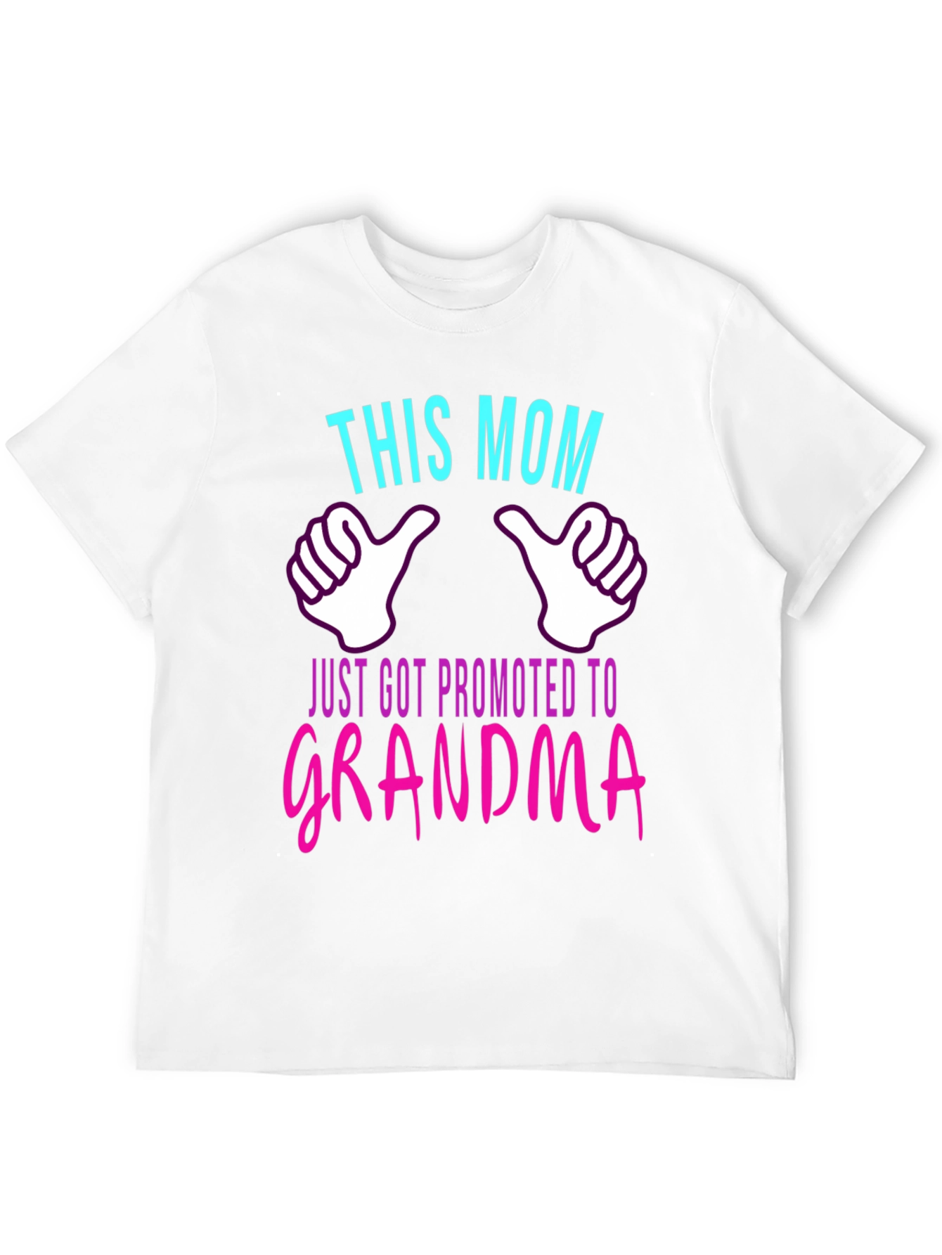 Black This Mom Just Got Promoted to Grandma T-Shirt view 12