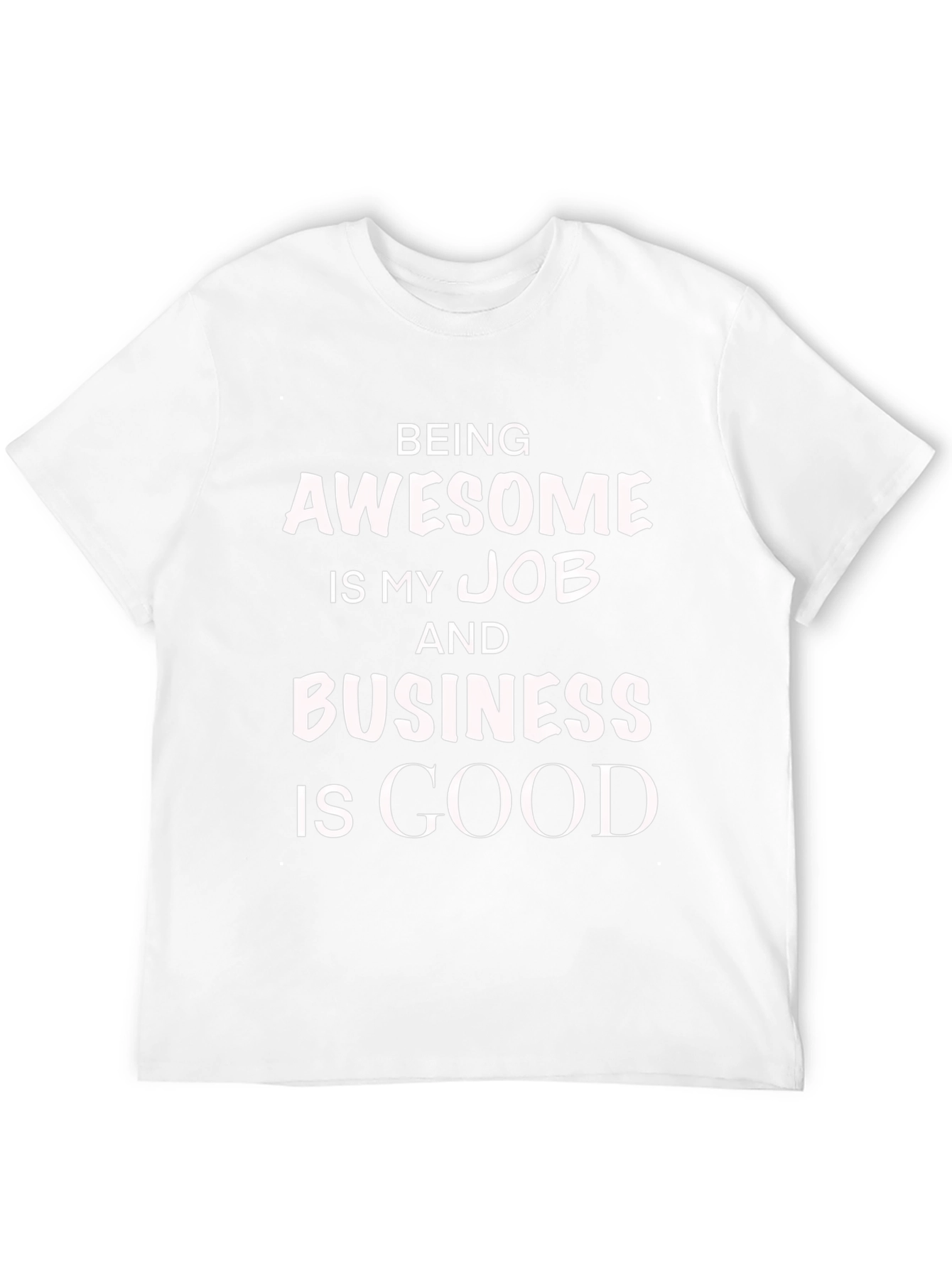 Black Being Awesome Job T-Shirt view 12