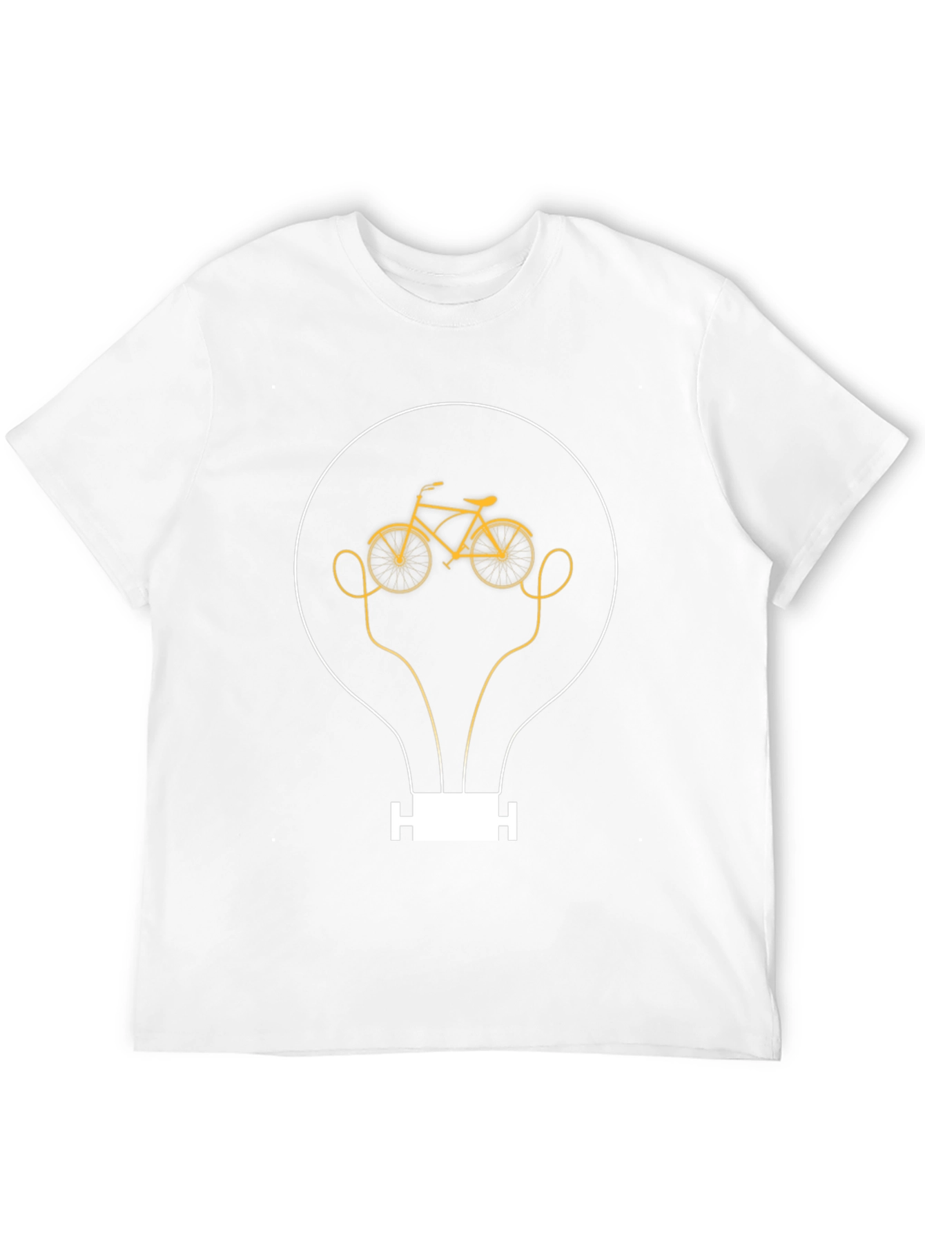 Black Bike Bulb Graphic Tee - Mens Black T-Shirt view 12