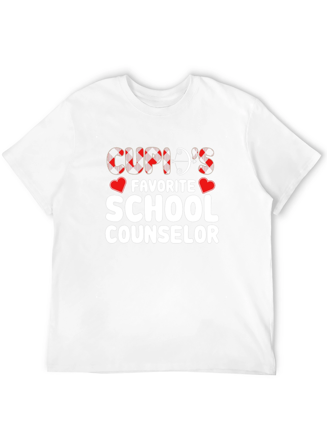 Black Cupid's Favorite School Counselor T-Shirt view 12